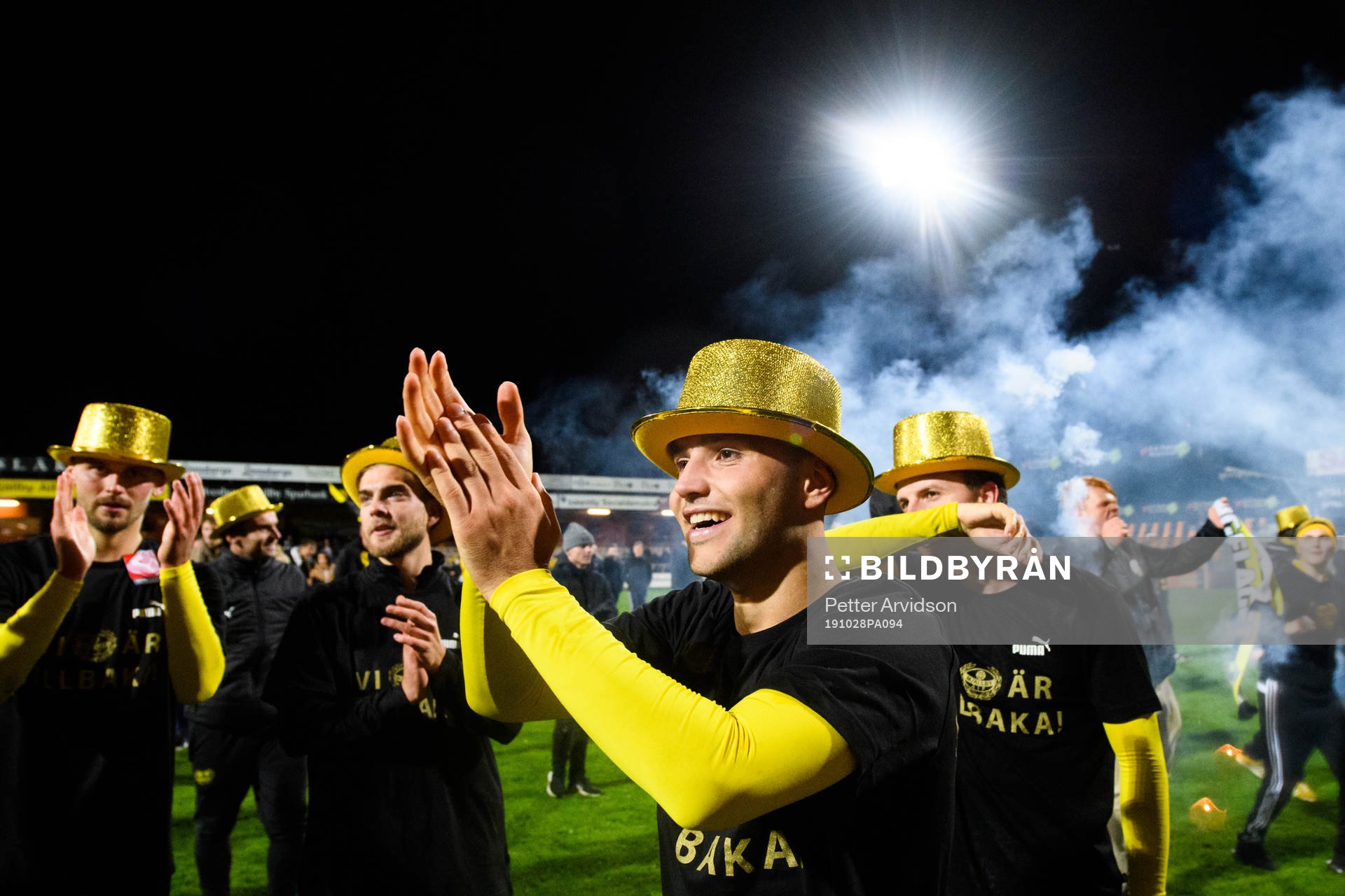 Mjällbys Mohanad Jeahze jublar