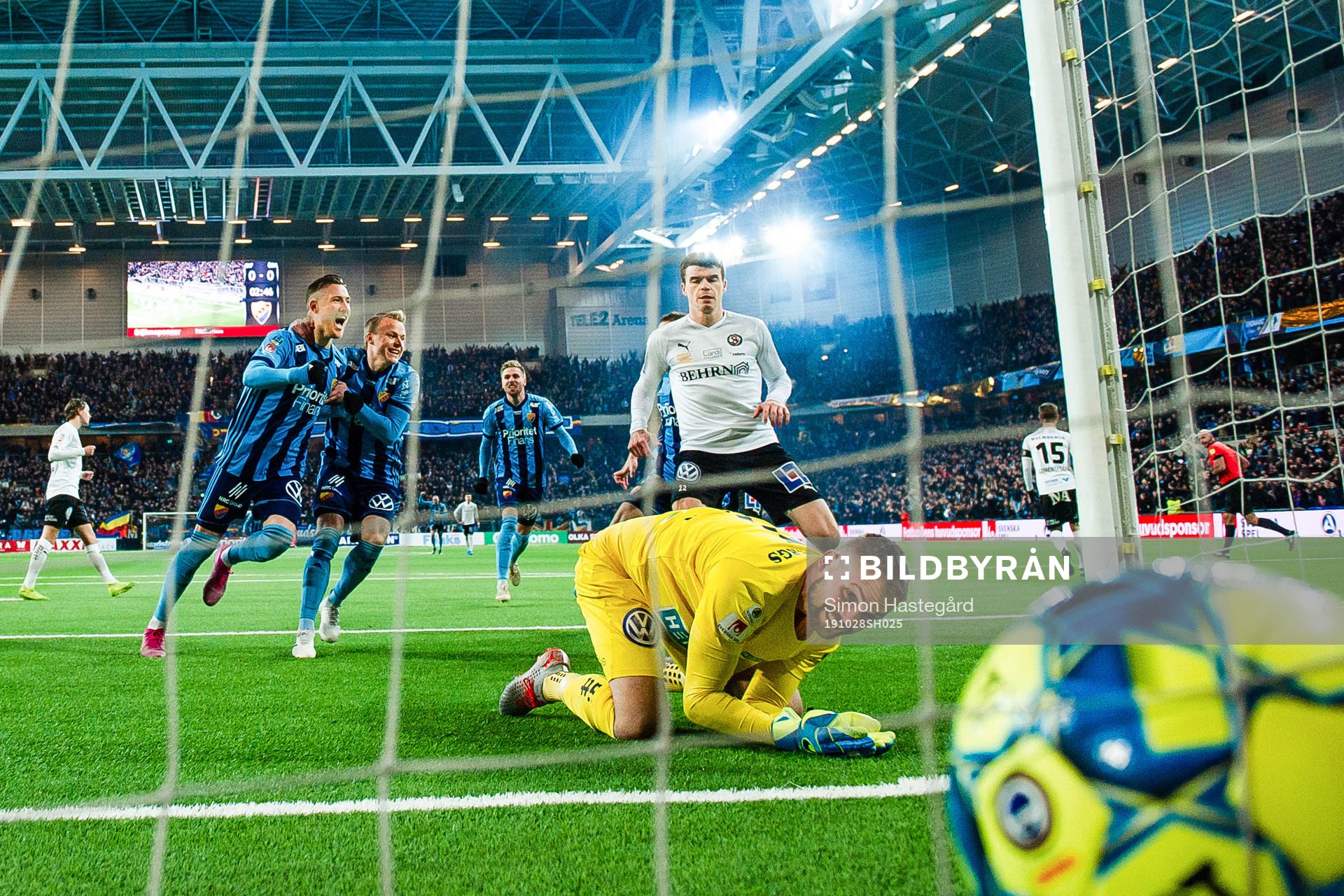 Djurgårdens Fredrik Ulvestad jublar