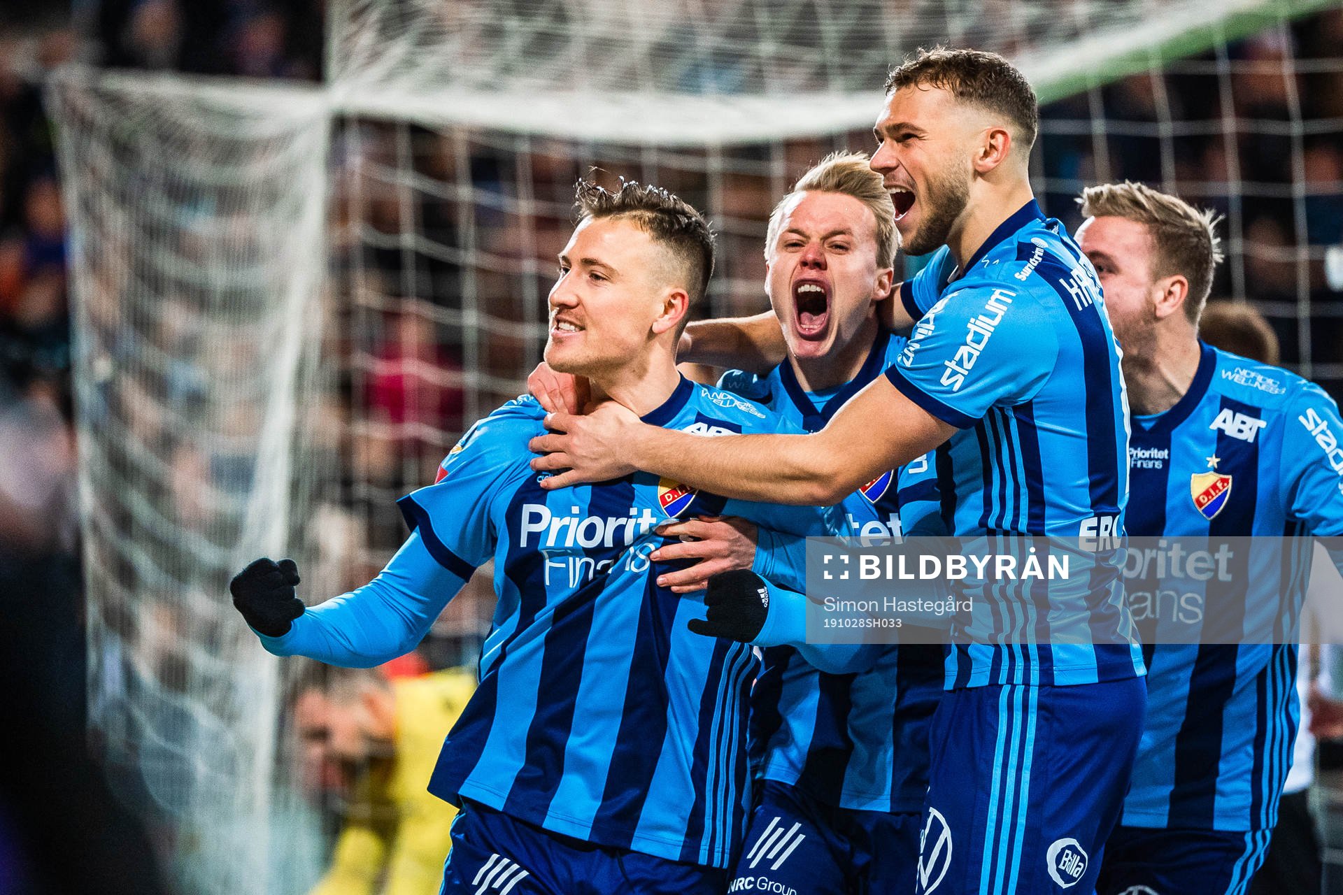 Djurgårdens Fredrik Ulvestad jublar