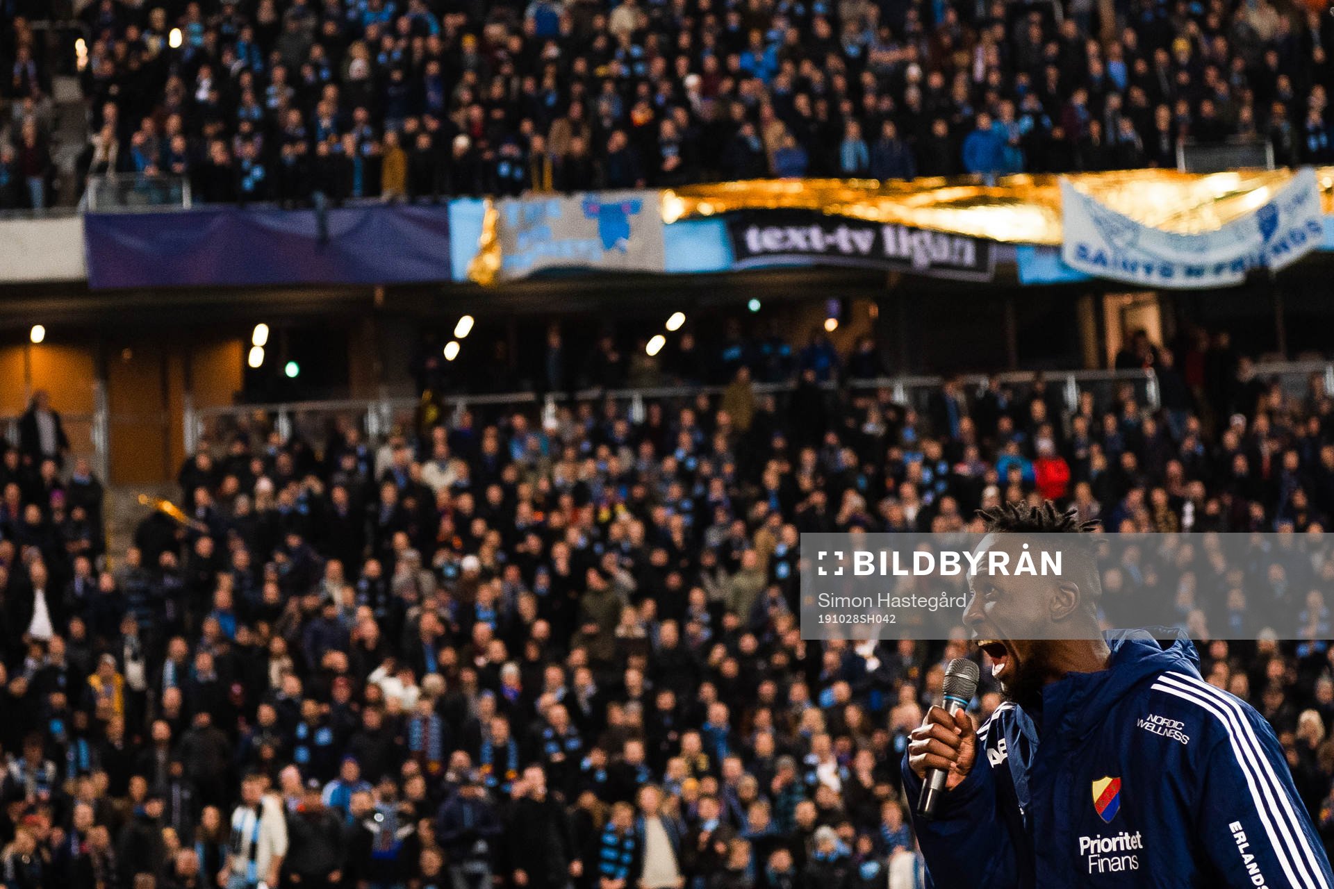 Djurgårdens Mohamed Buya Turay jublar