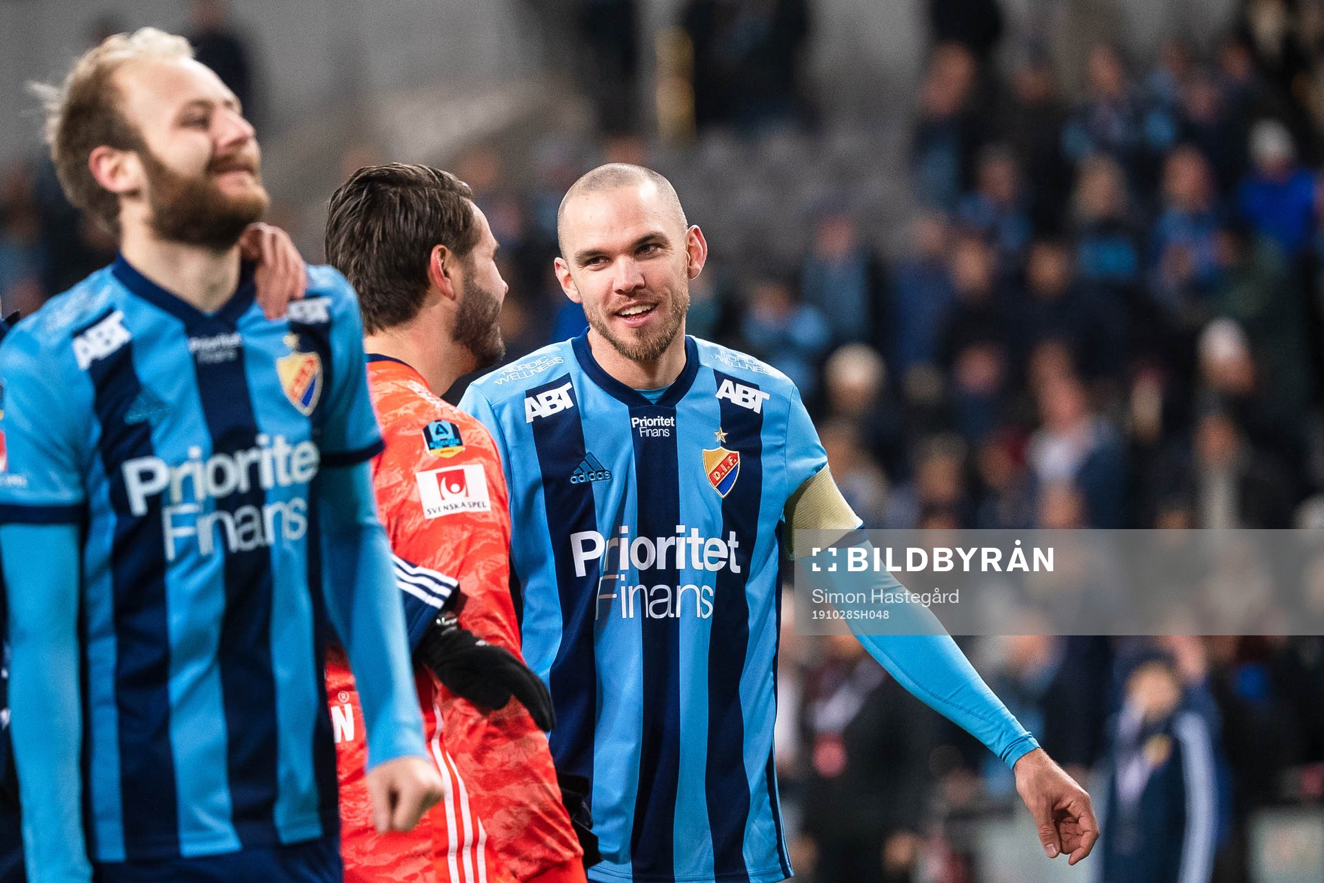 Djurgårdens målvakt Tommi Vaiho och Marcus Danielson