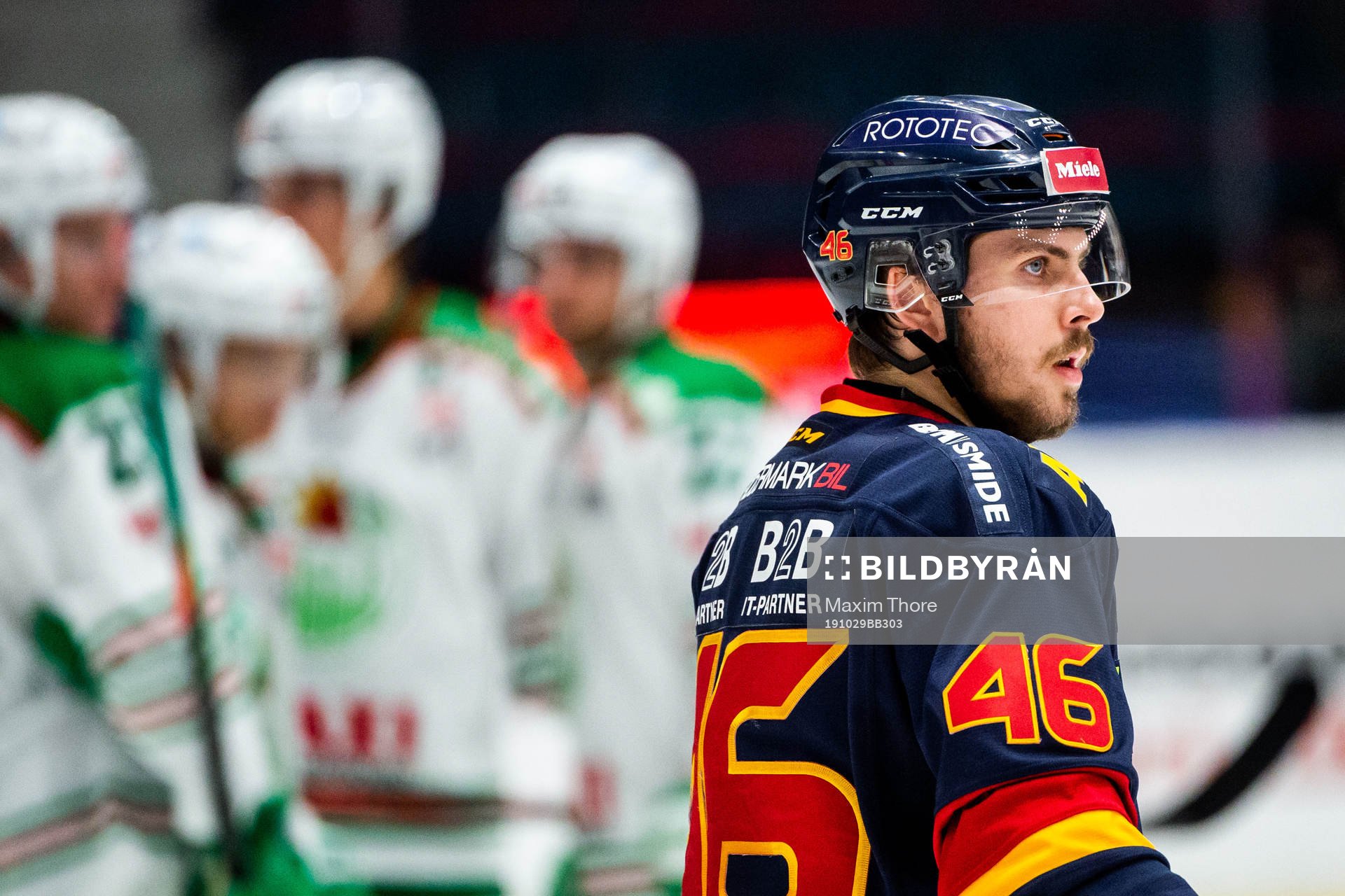 Djurgårdens Albin Grewe deppar