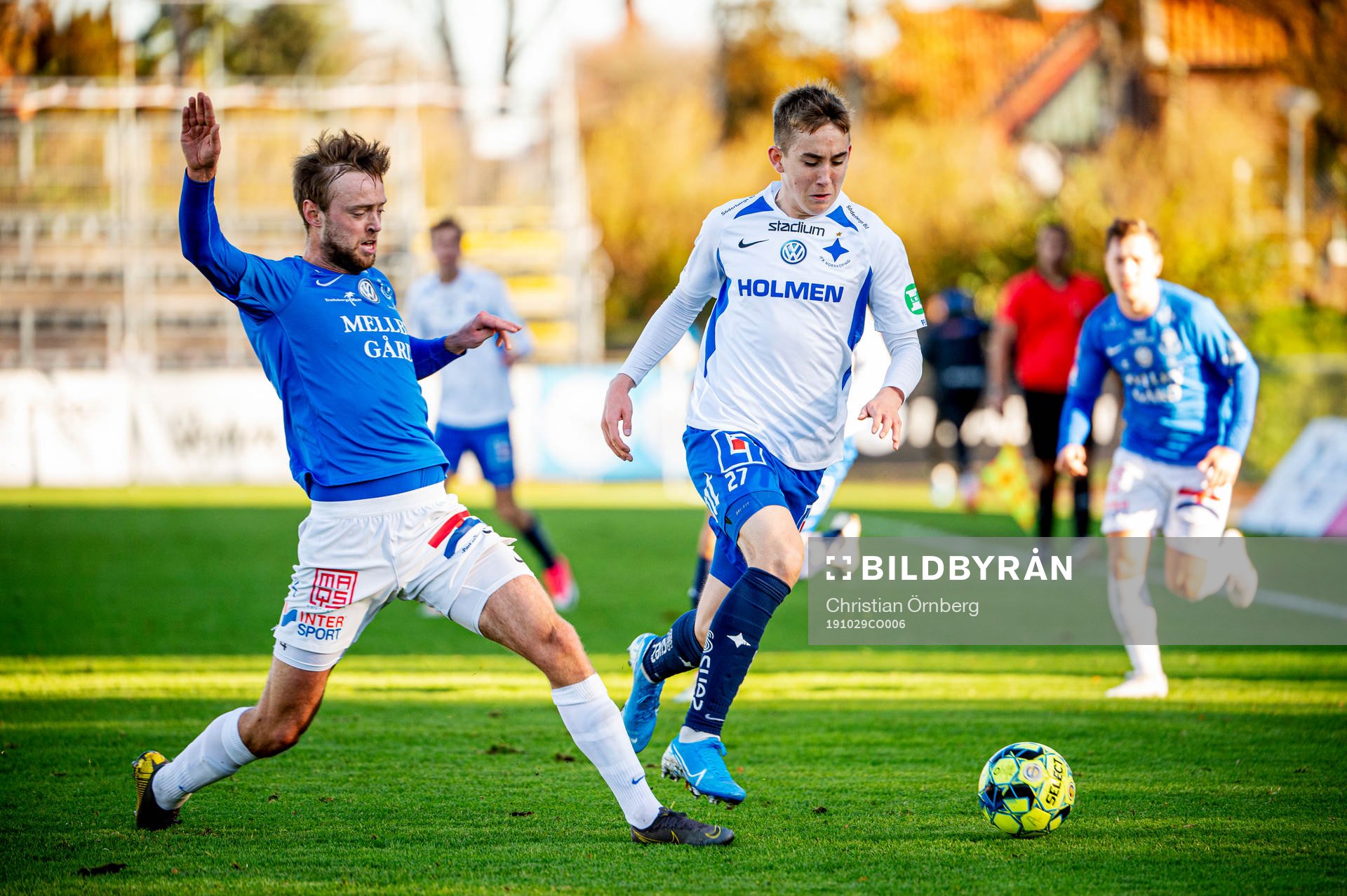 Trelleborgs Jakob Glasberg  mot Norröpings Isak Bergman