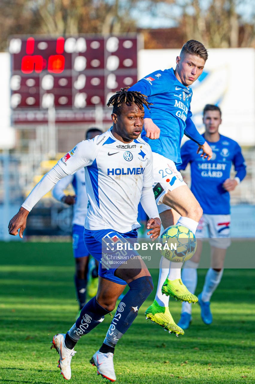 Norröpings Kevin Alvarez mot Trelleborgs Kevin Harletun