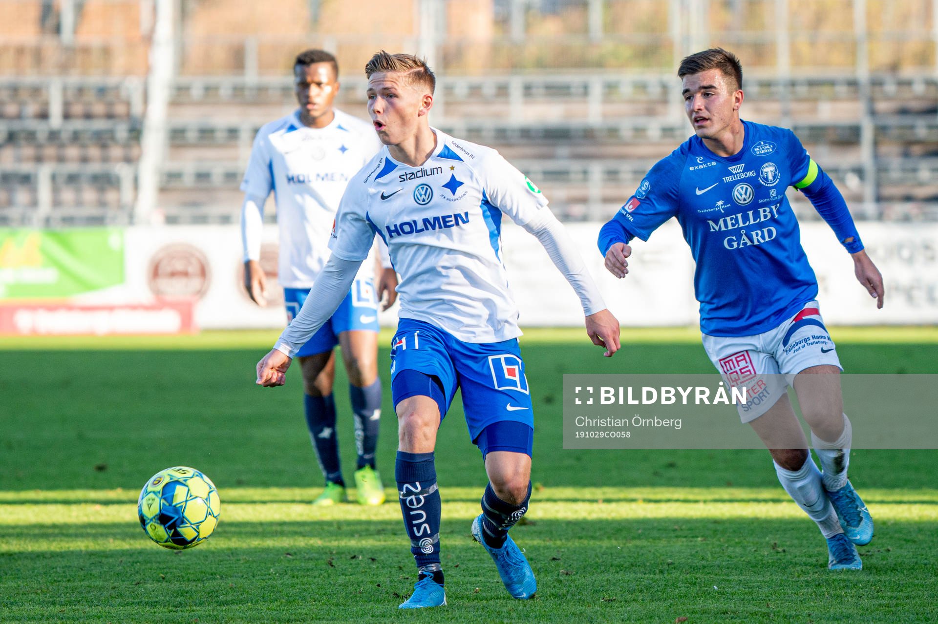 Norröpings Bjarni Bjarkason mot Trelleborgs Haris Brkic