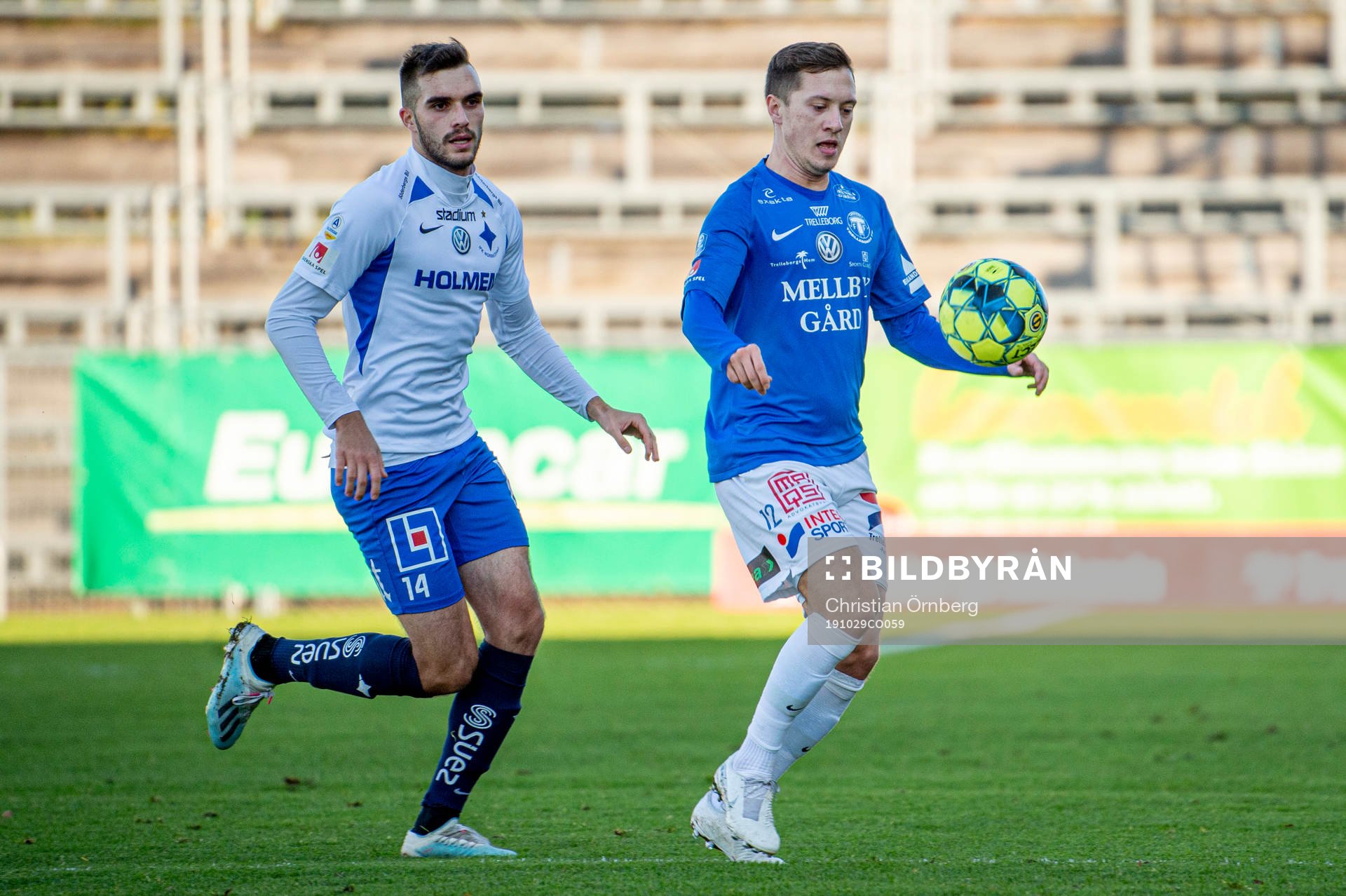 Norröpings Egzon Binaku mot Trelleborgs Henrik Johansson