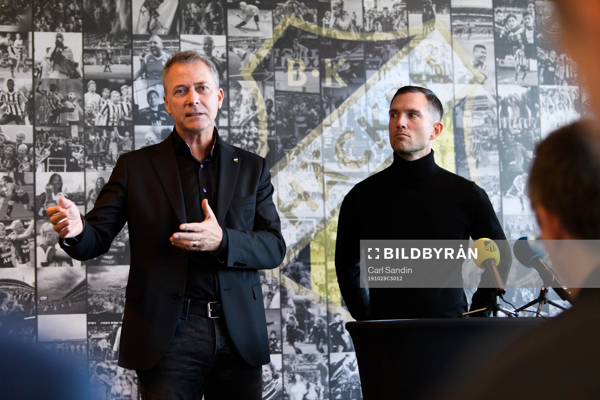 Sportchef Sonny Karlsson och assisterande sportchef Martin