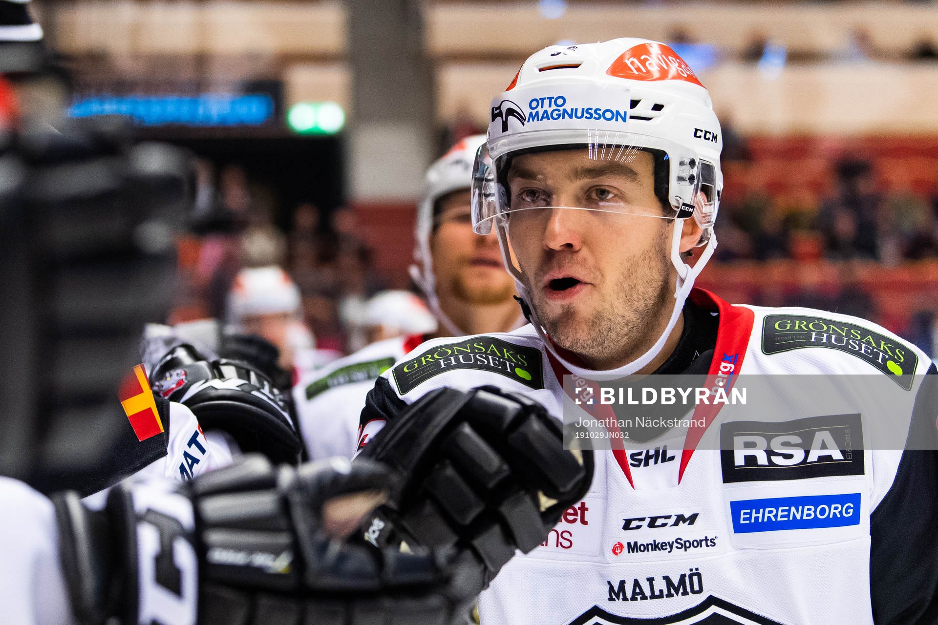 Malmö Redhawks Matias Myttynen jublar