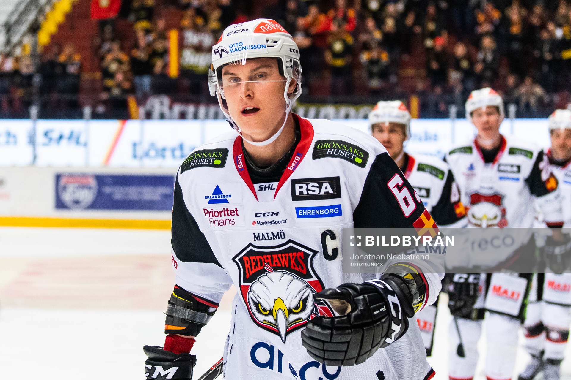 Malmö Redhawks Fredrik Händemark jublar
