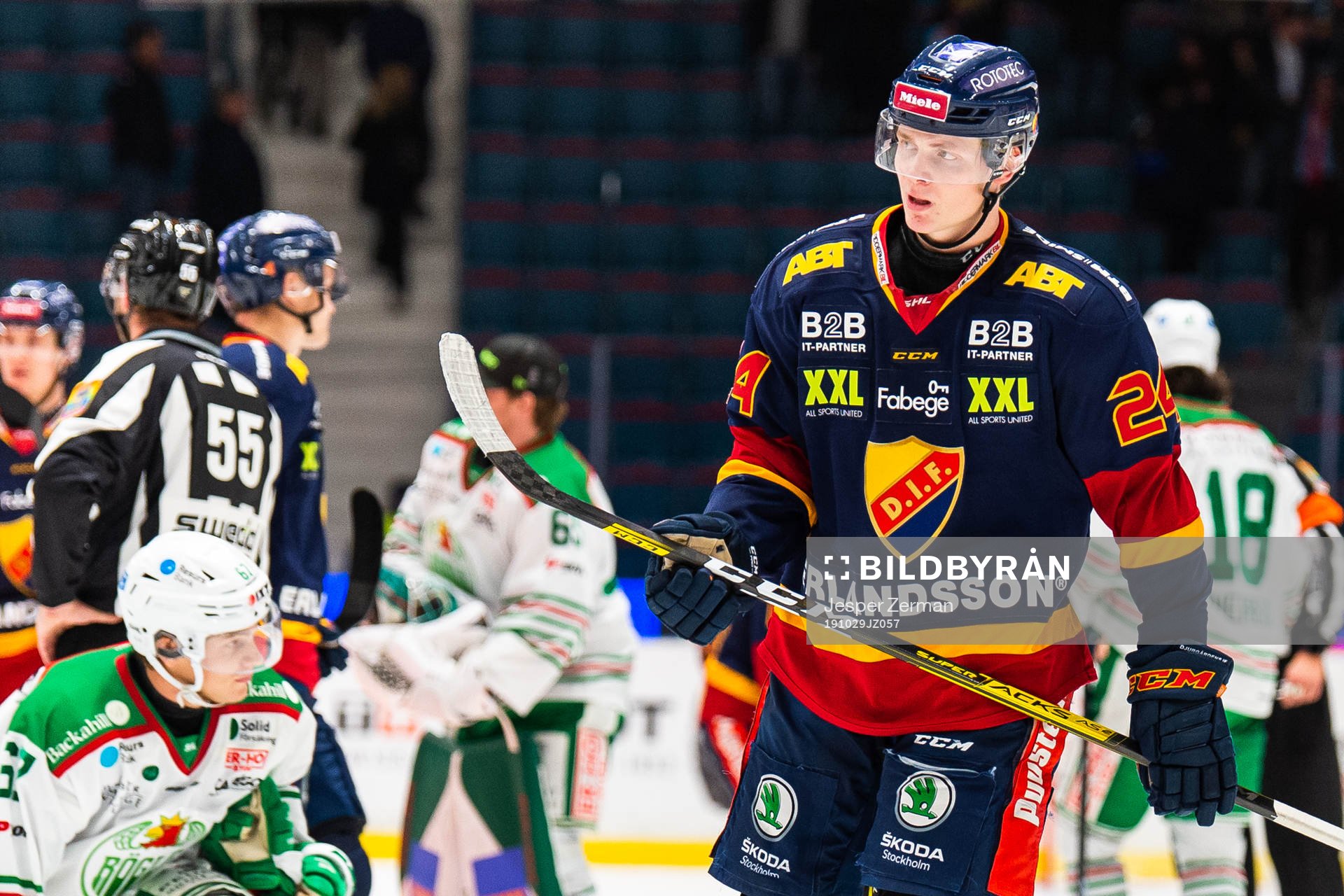 Djurgårdens Erik Walli-Walterholm deppar