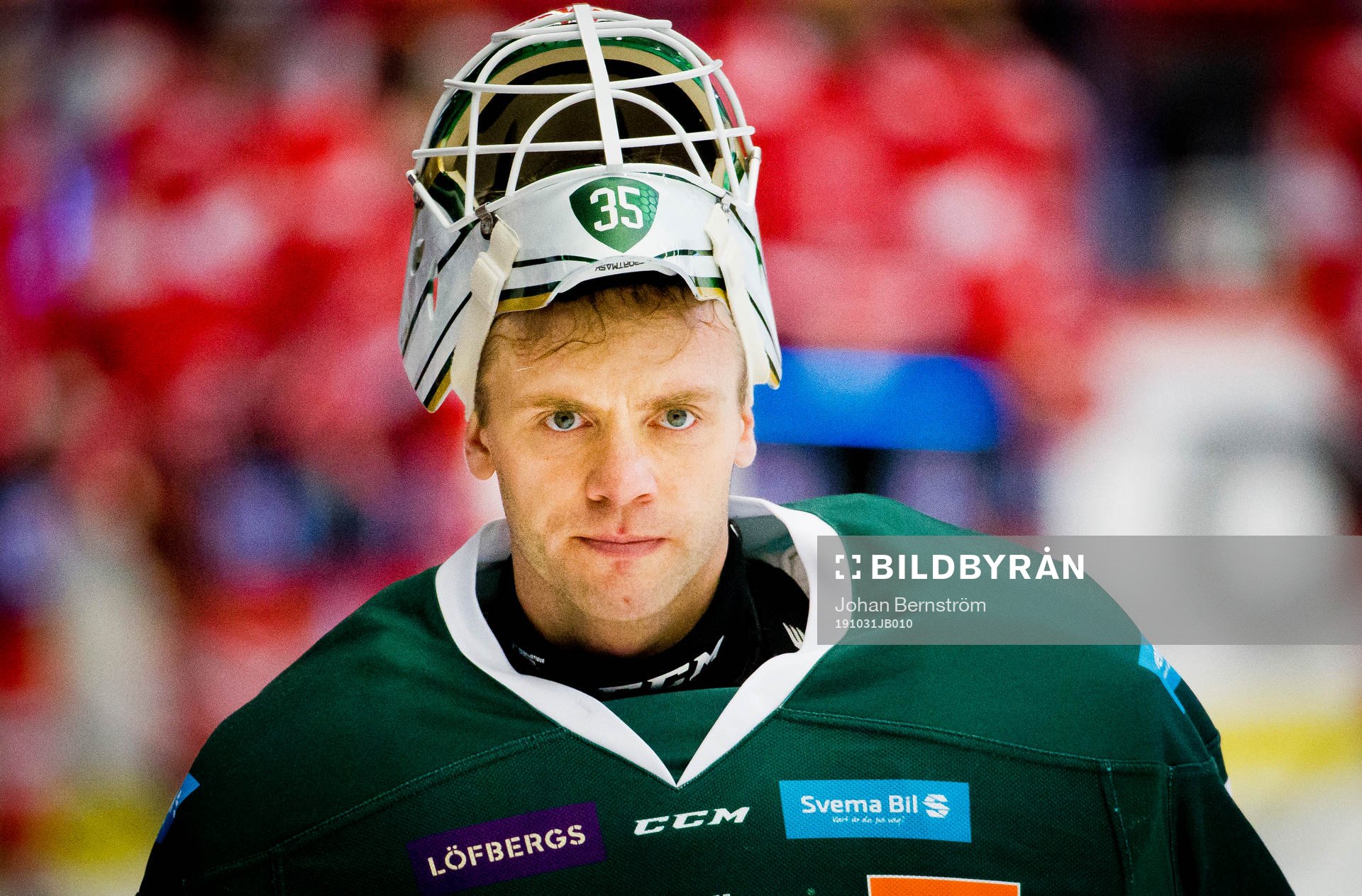 Färjestads målvakt Markus Svensson