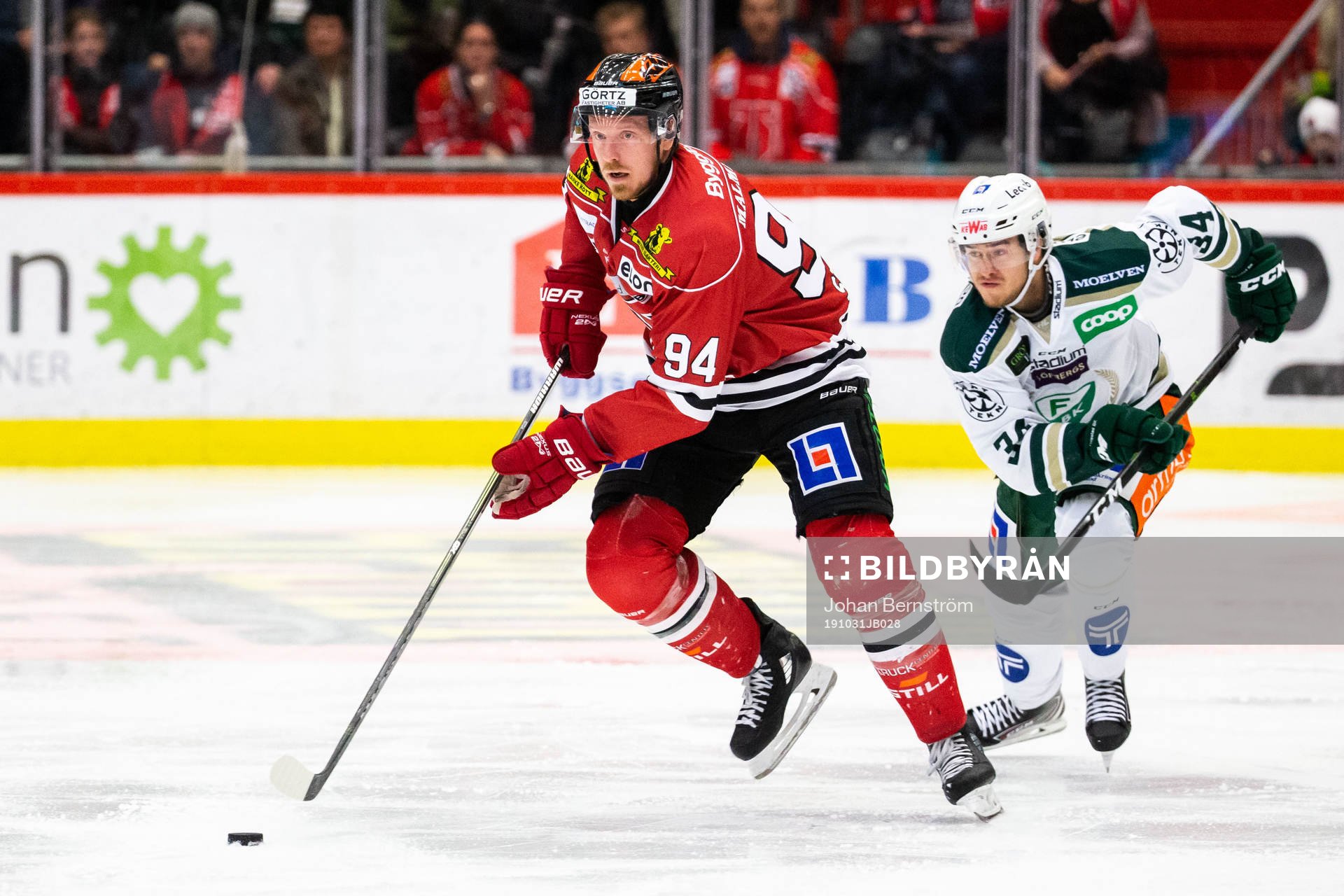 Örebros Ryan Stoa och Färjestads Michael Lindqvist