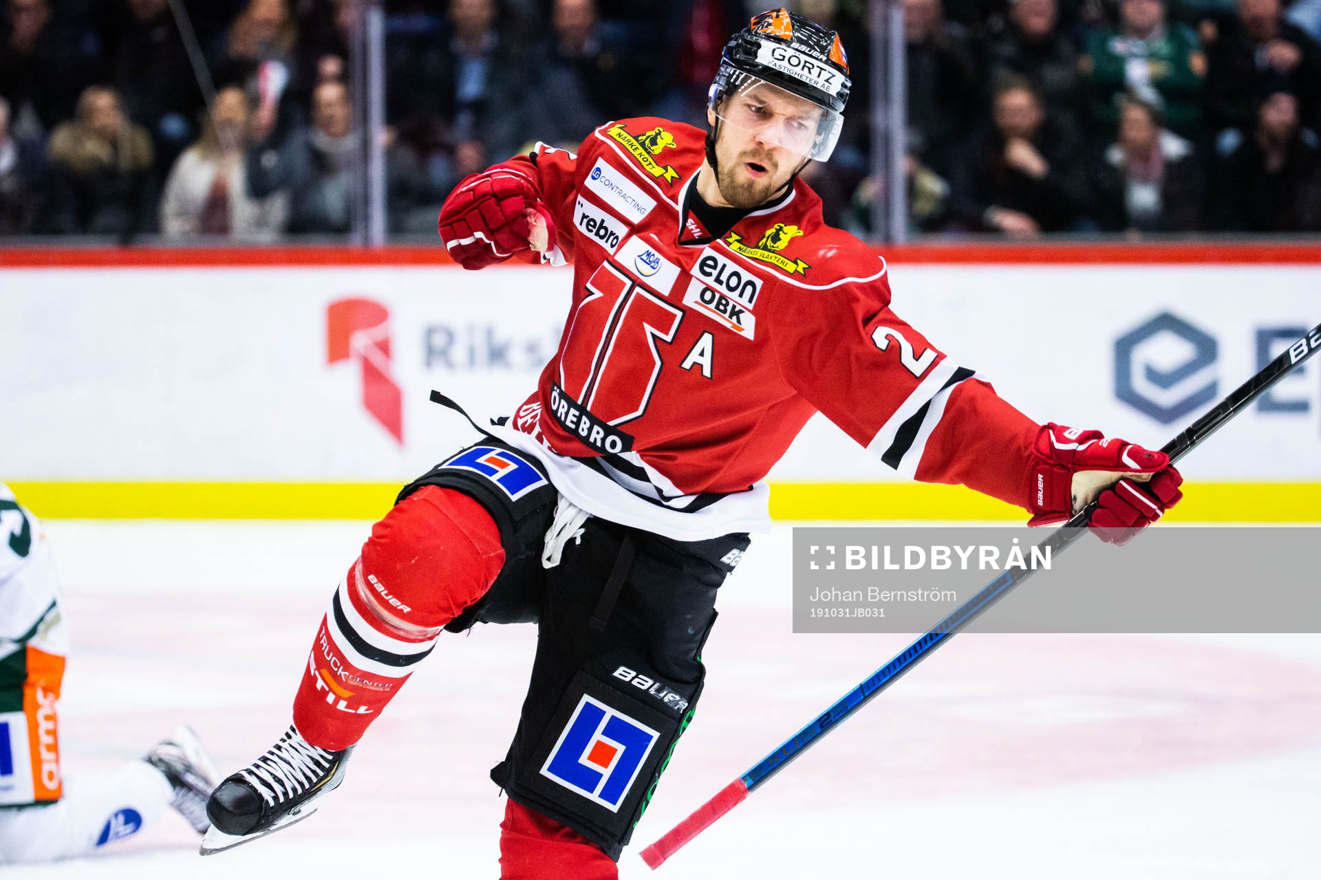 Örebros Rasmus Rissanen jublar