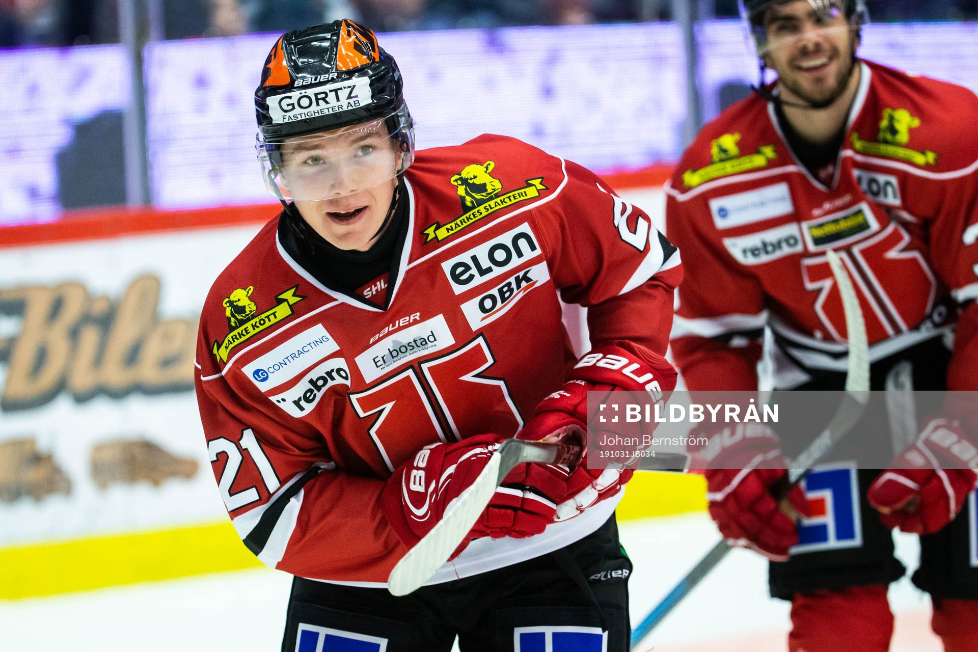 Örebros Linus Öberg jublar