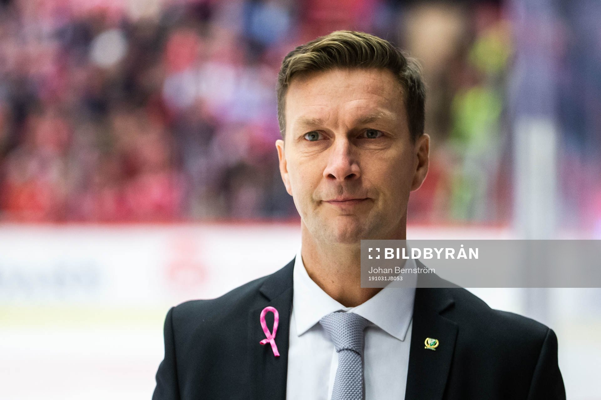 Färjestads huvudtränare Johan Pennerborn