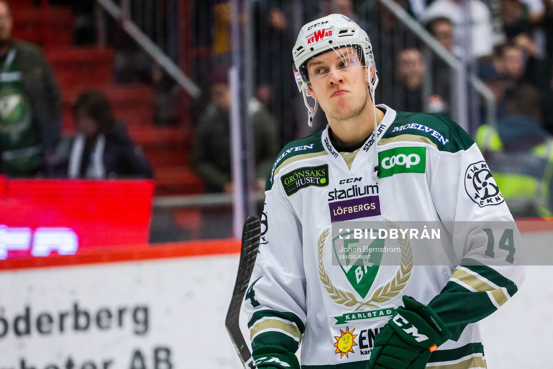 Färjestads Victor Ejdsell deppar