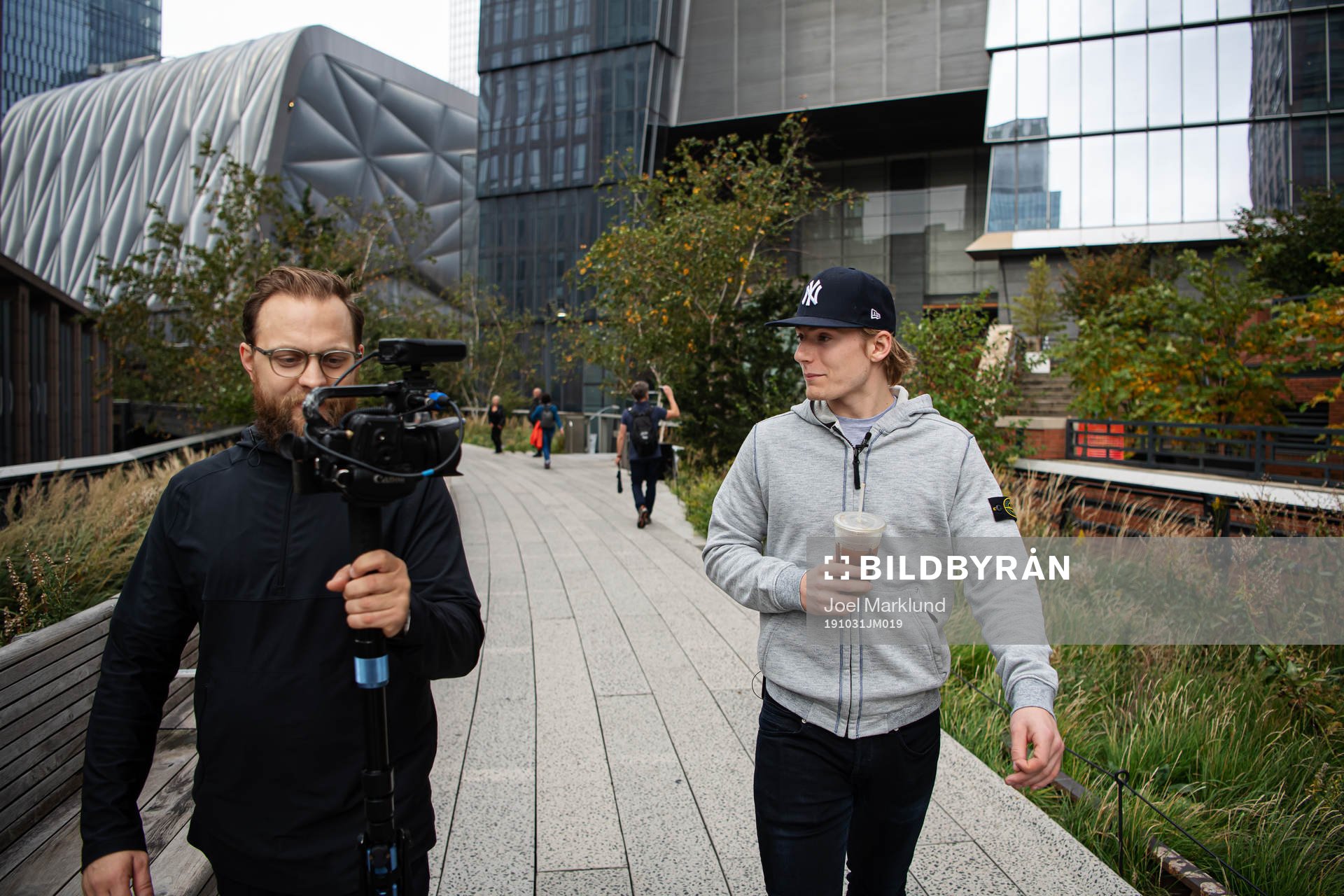 Henrik Sjöberg, reporter Hockeynews.se, and Lias