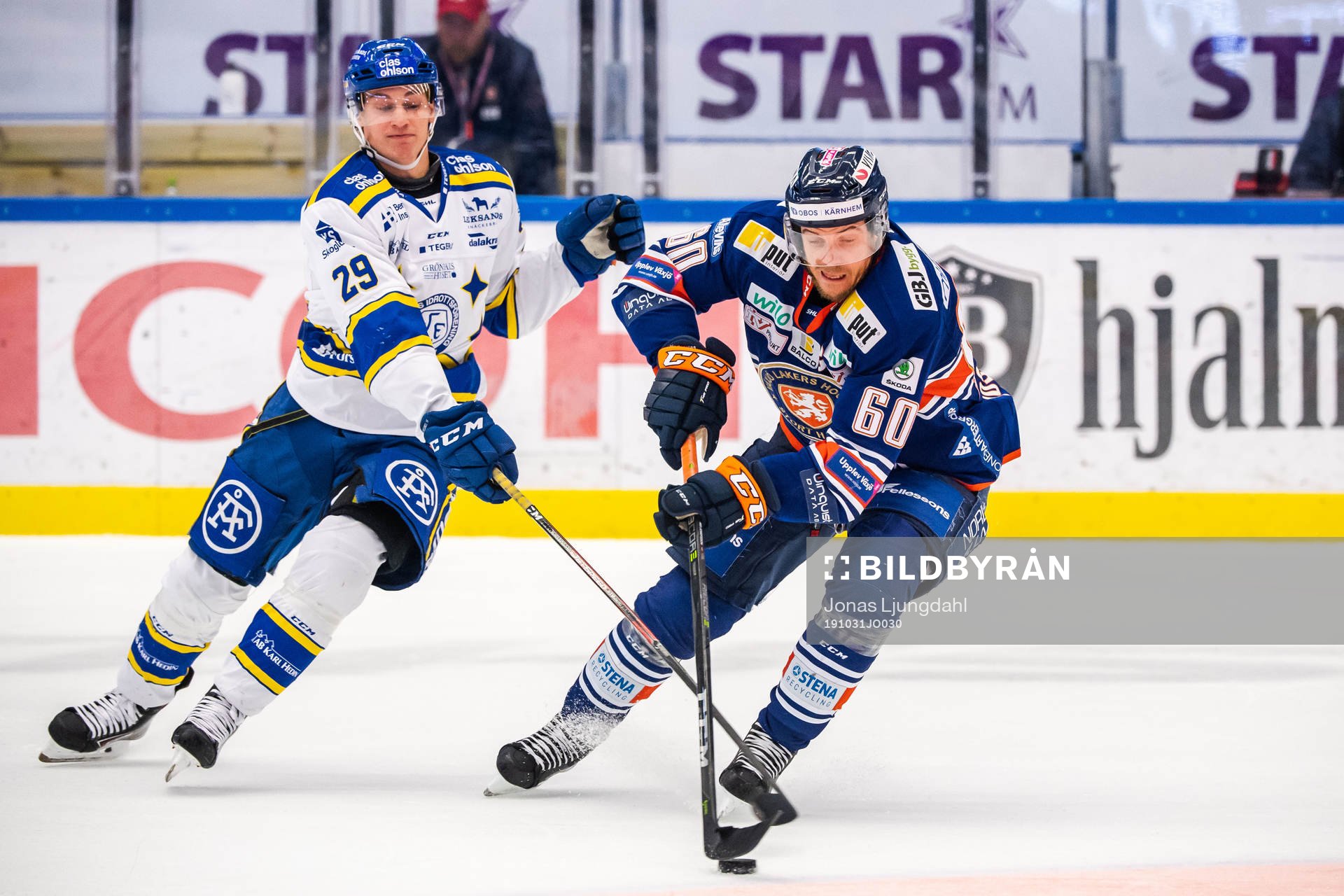 Leksands David Rundqvist och Växjös Erik Josefsson