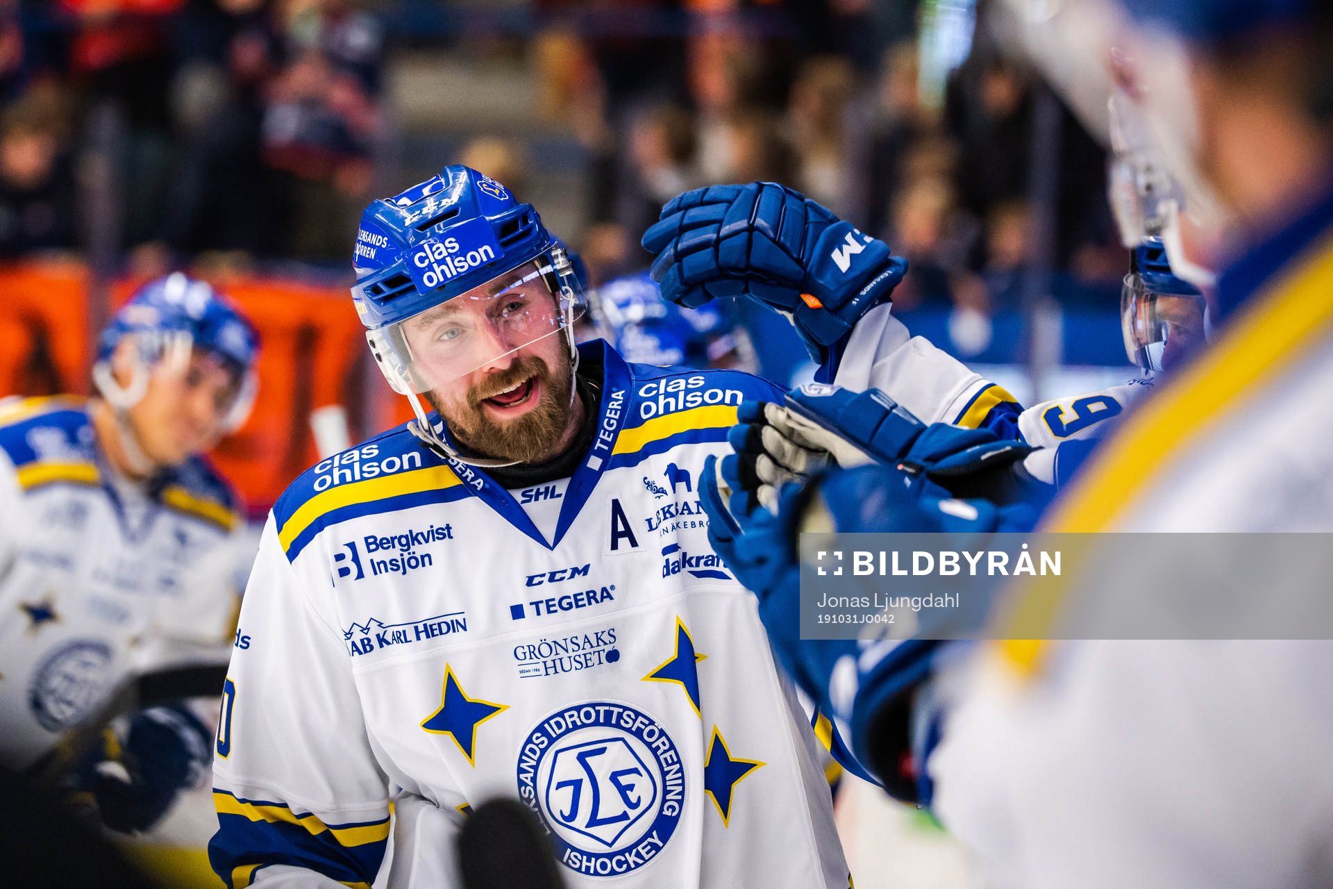 Leksands Mattias Karlsson jublar