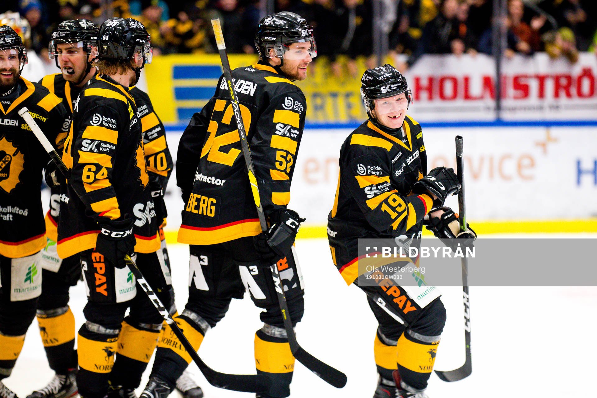 Skellefteås Tuomas Kiiskinen  jublar