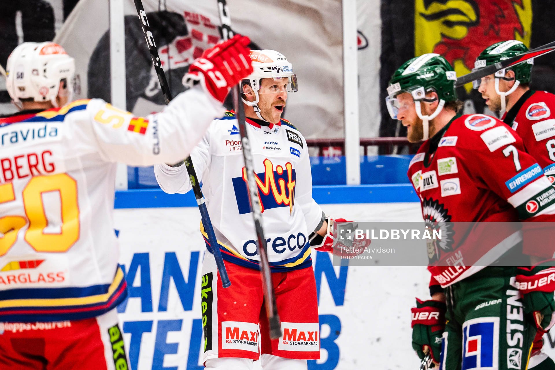 Malmö Redhawks Frederik Storm jublar