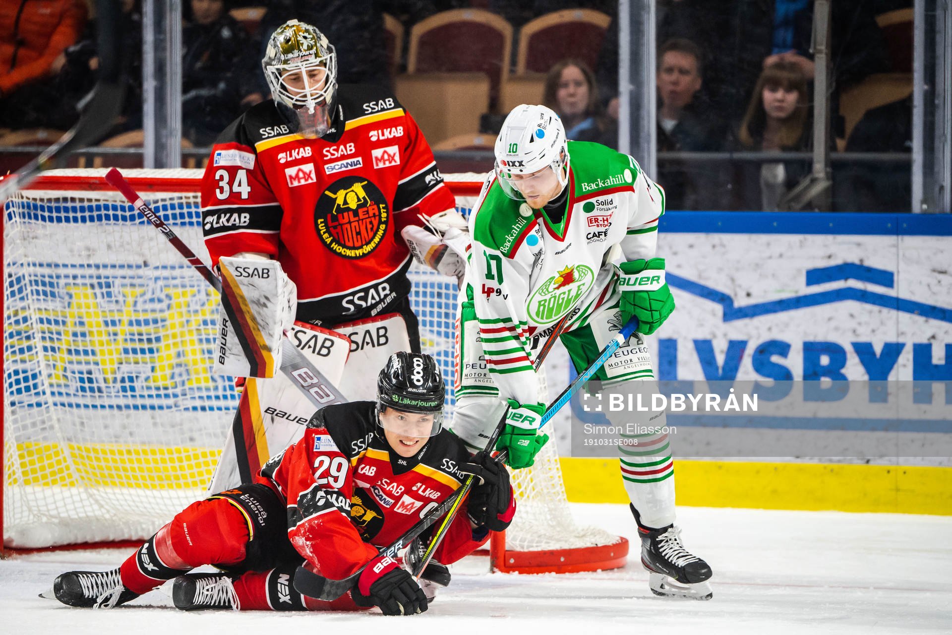 Luleås Erik Gustafsson och Rögles Nick Sörensen