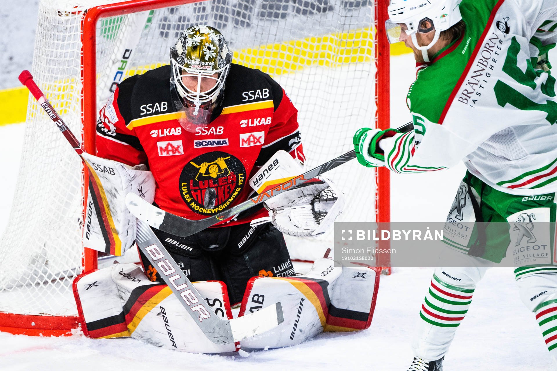 Luleås målvakt Joel Lassinantti