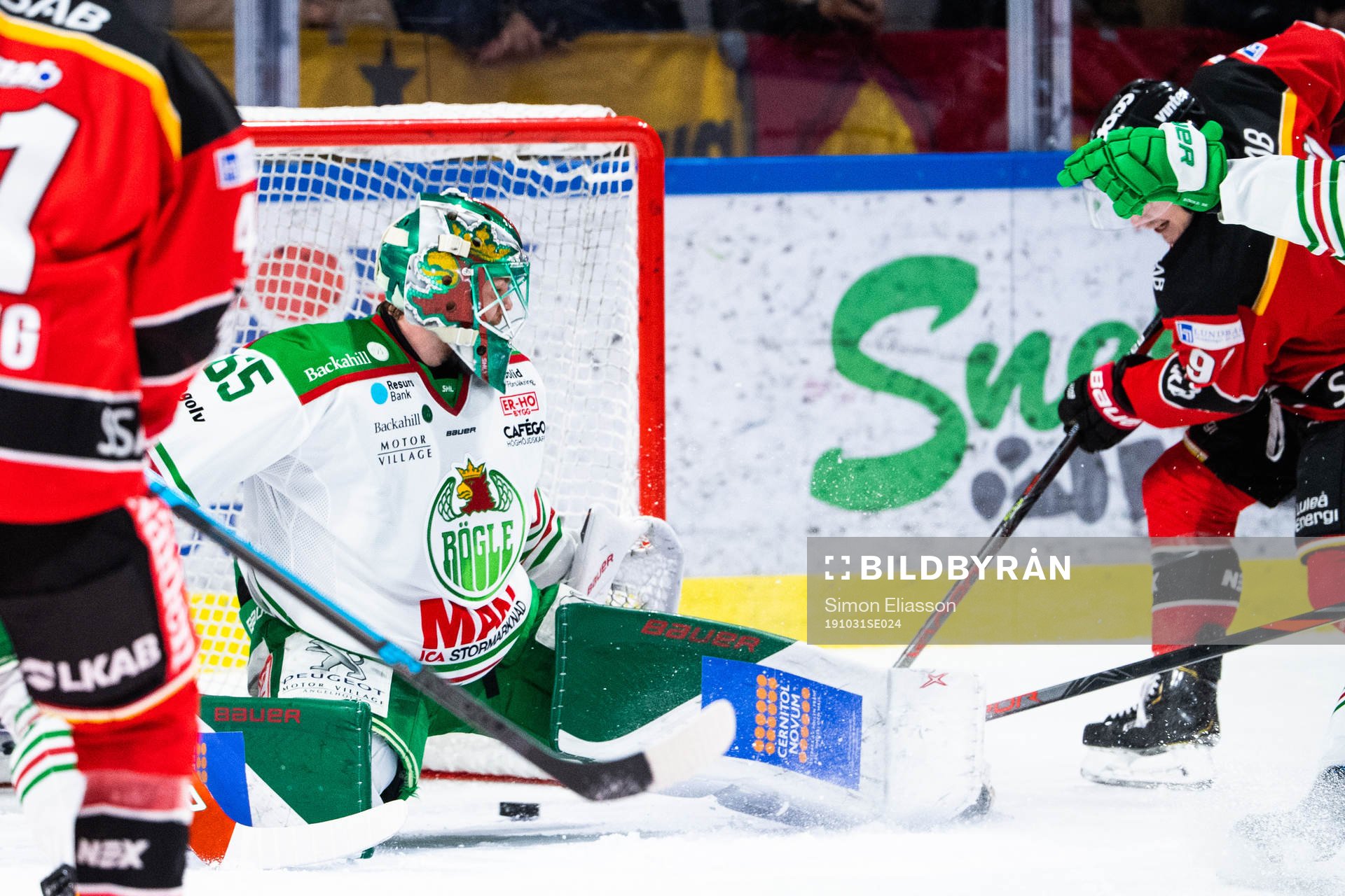 Luleås Austin Farley sätter 1-0