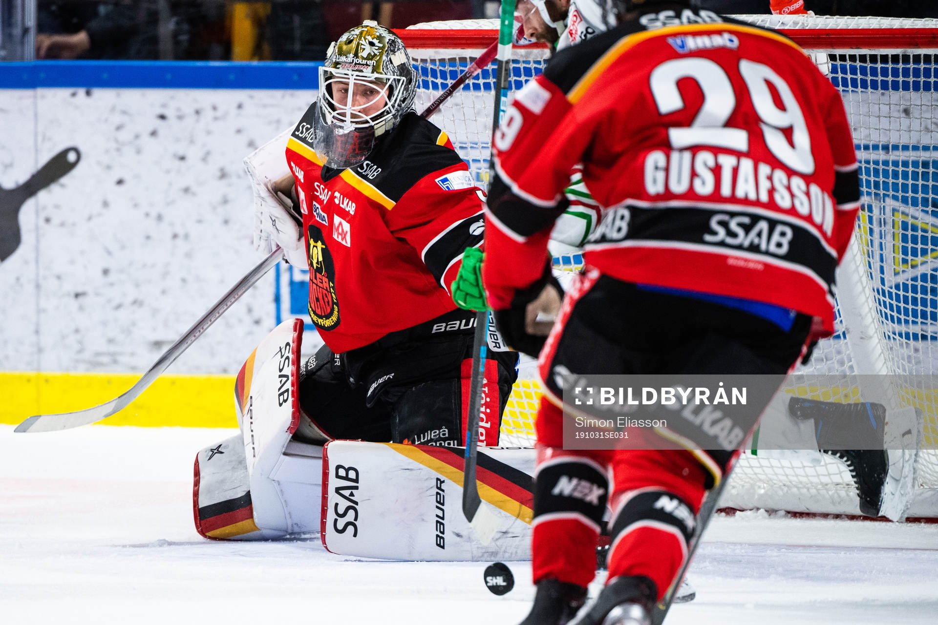 Luleås målvakt Joel Lassinantti