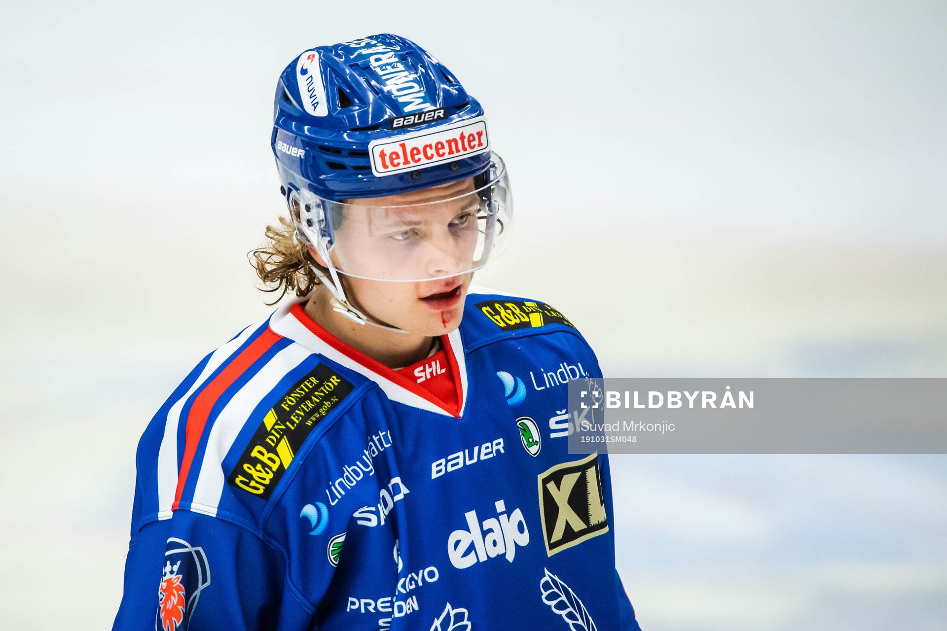 Oskarshamns Isak Pantzare blöder