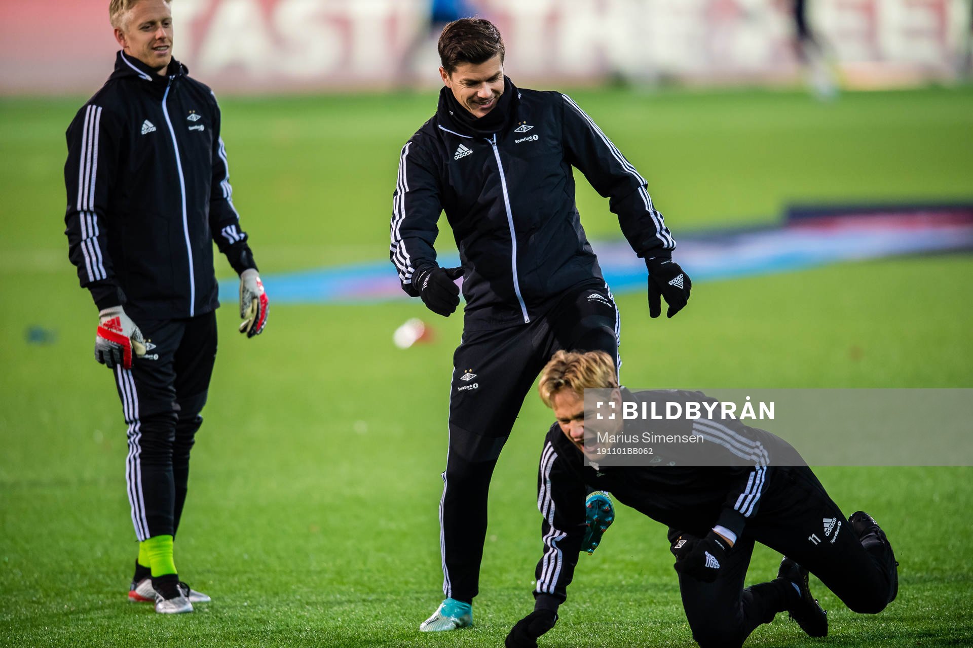 Pål Andre Helland and Erik Botheim of Rosenborg