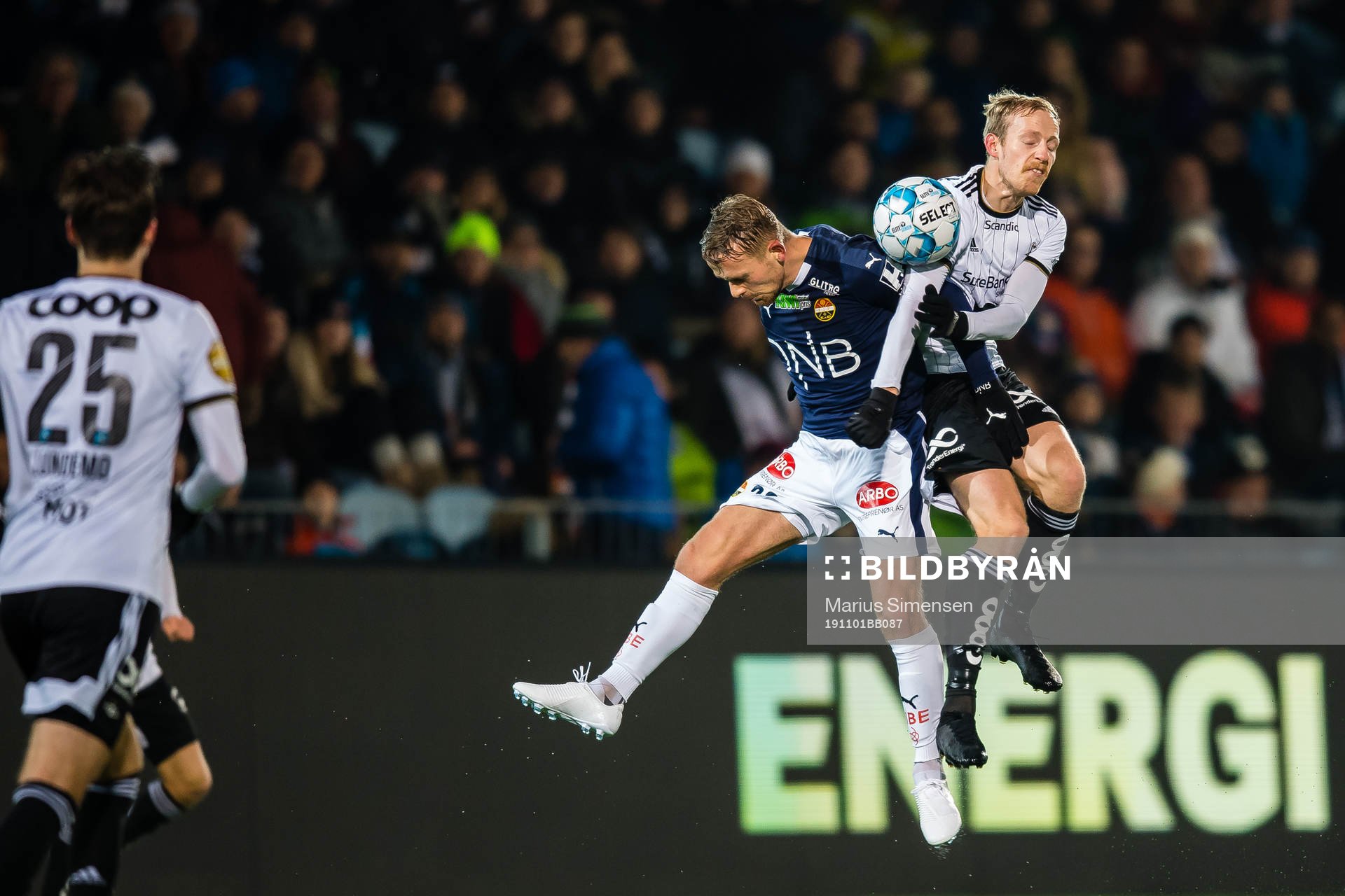 Mikkel Maigaard Jakobsen of Strømsgodset and Gjermund