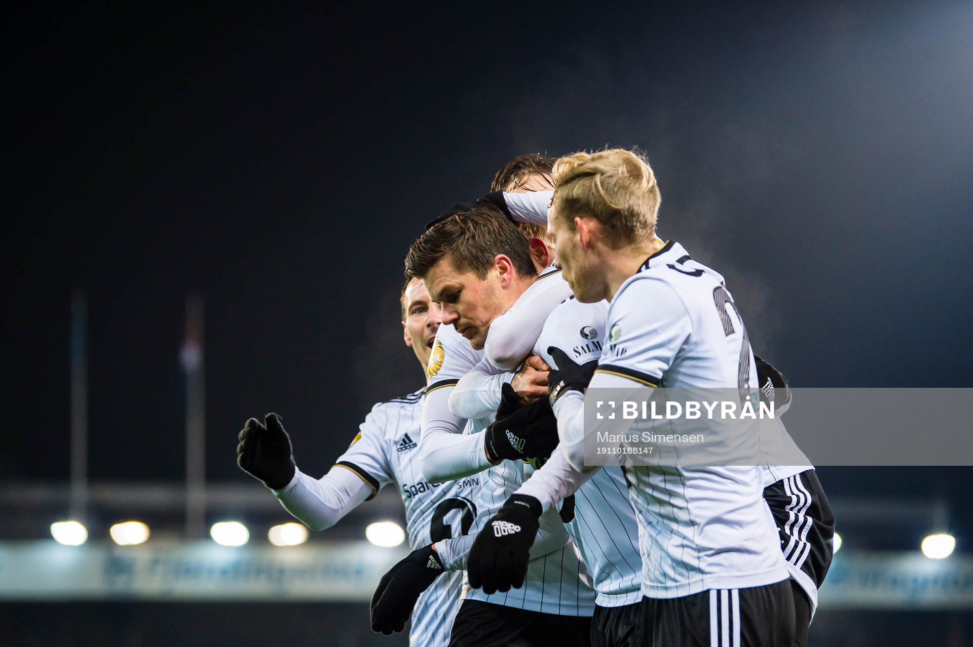 Pål Andre Helland of Rosenborg celebrates