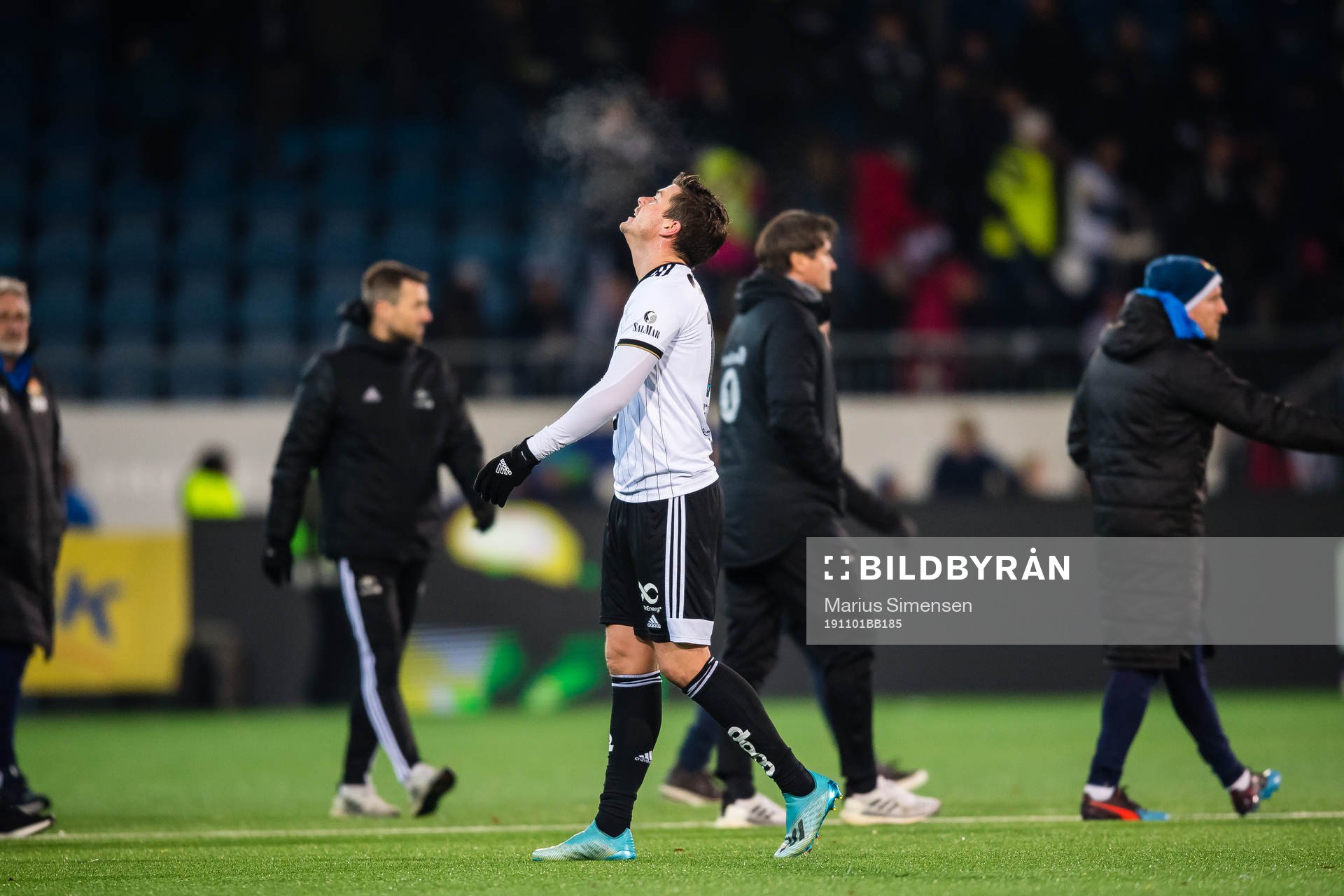 Pål Andre Helland of Rosenborg looks dejected