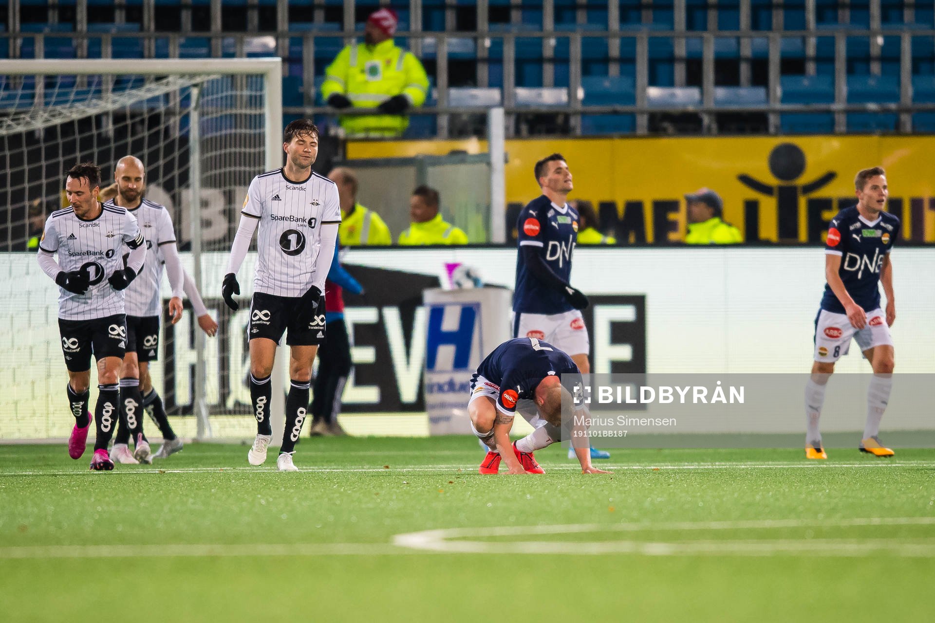 Herman Sørby Stengel of Strømsgodset looks dejected