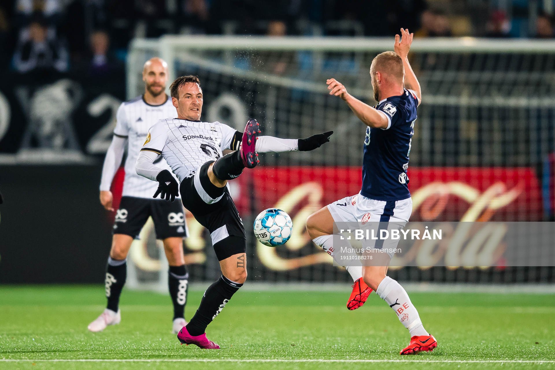 Mike Lindemann Jensen of Rosenborg and Herman Sørby
