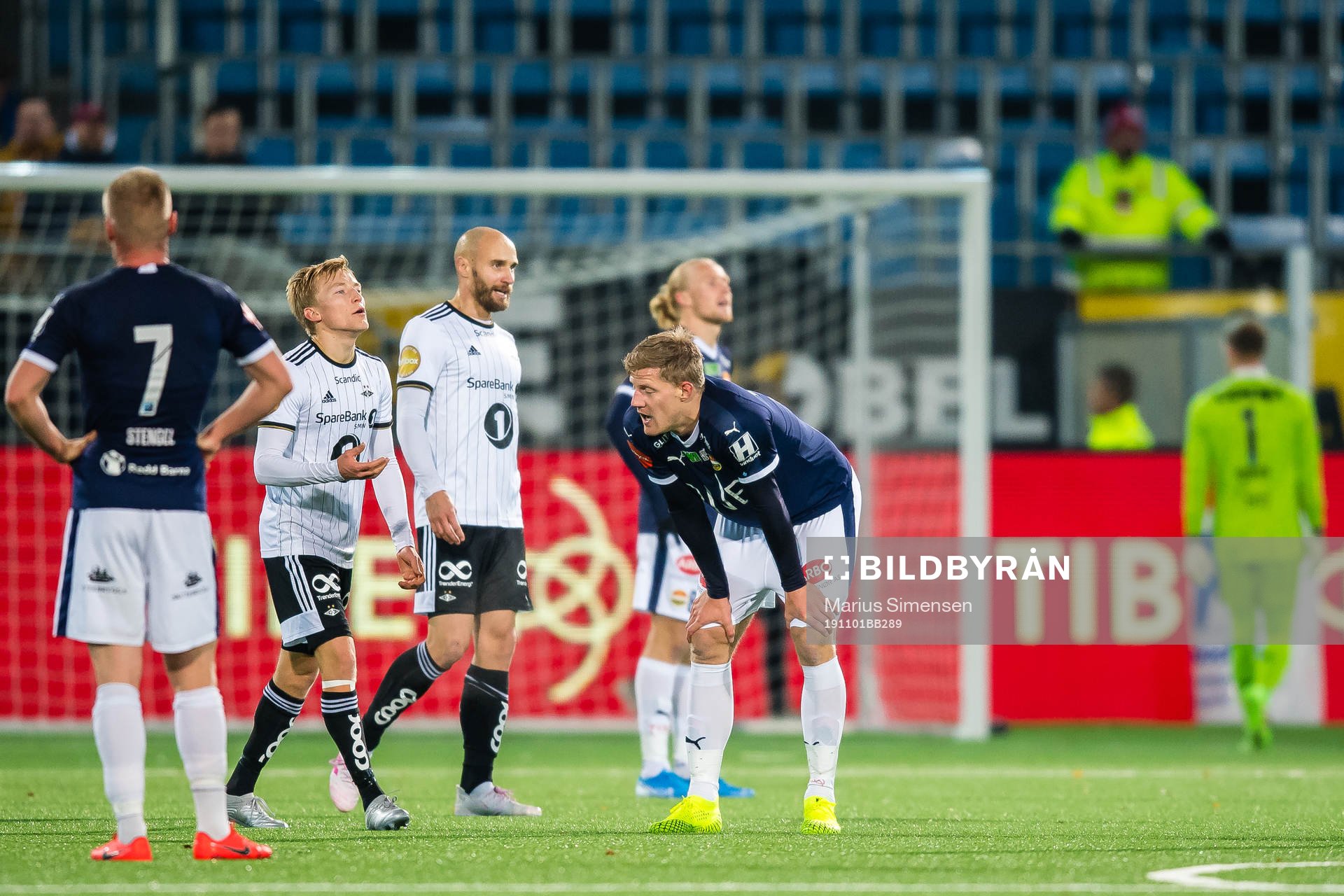 Lars Sætra of Strømsgodset looks dejected