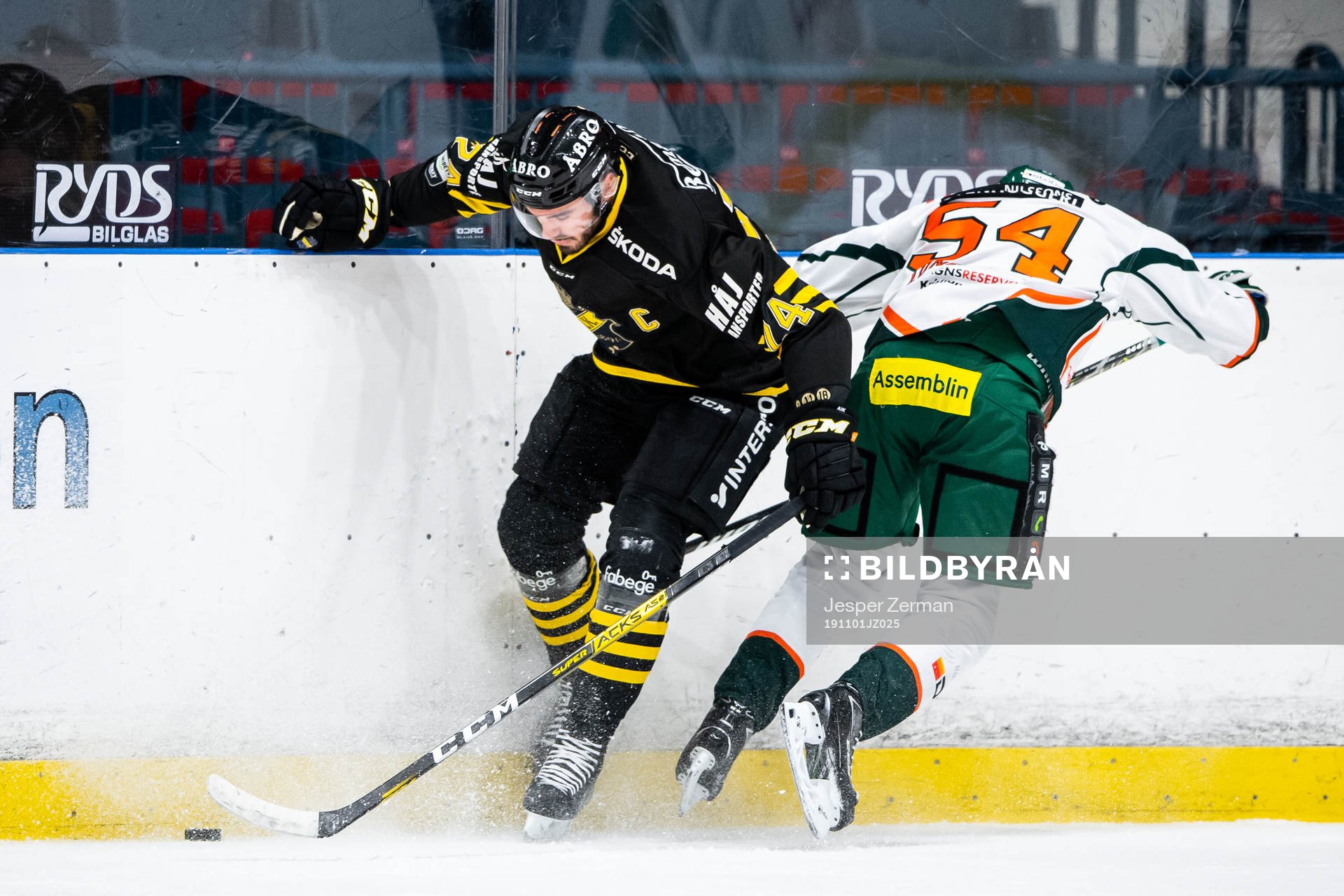 s Jacob Dahlström och Kristianstads Johan Lundgren