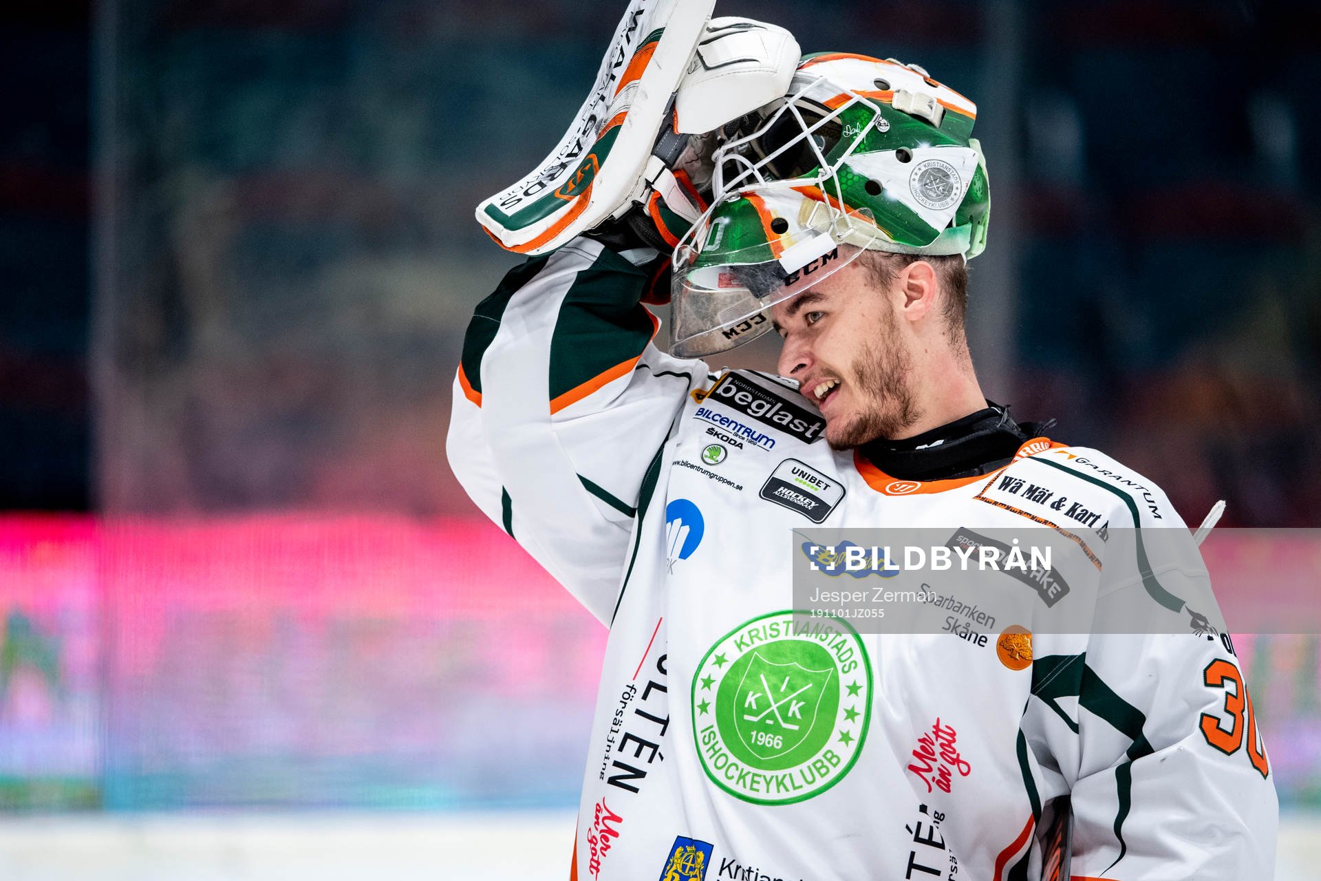 Kristianstads målvakt Robin Wallin