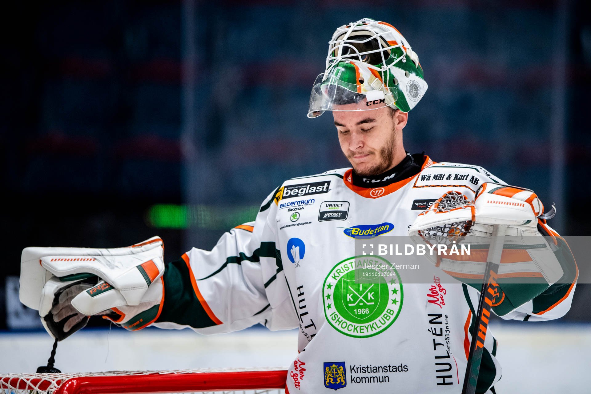 Kristianstads målvakt Robin Wallin