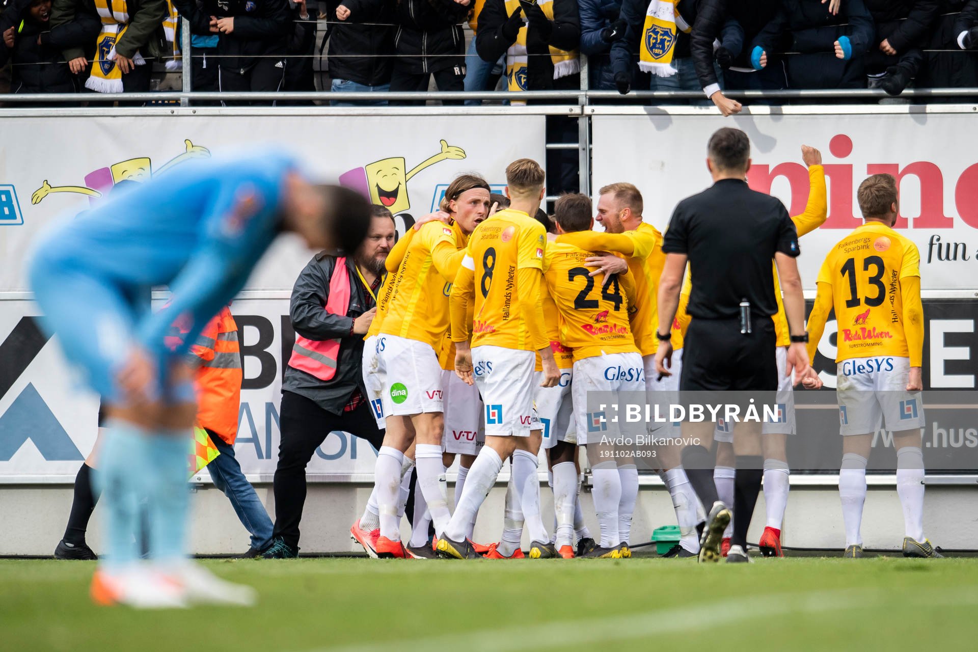 Falkenbergs Nsima Peter jublar