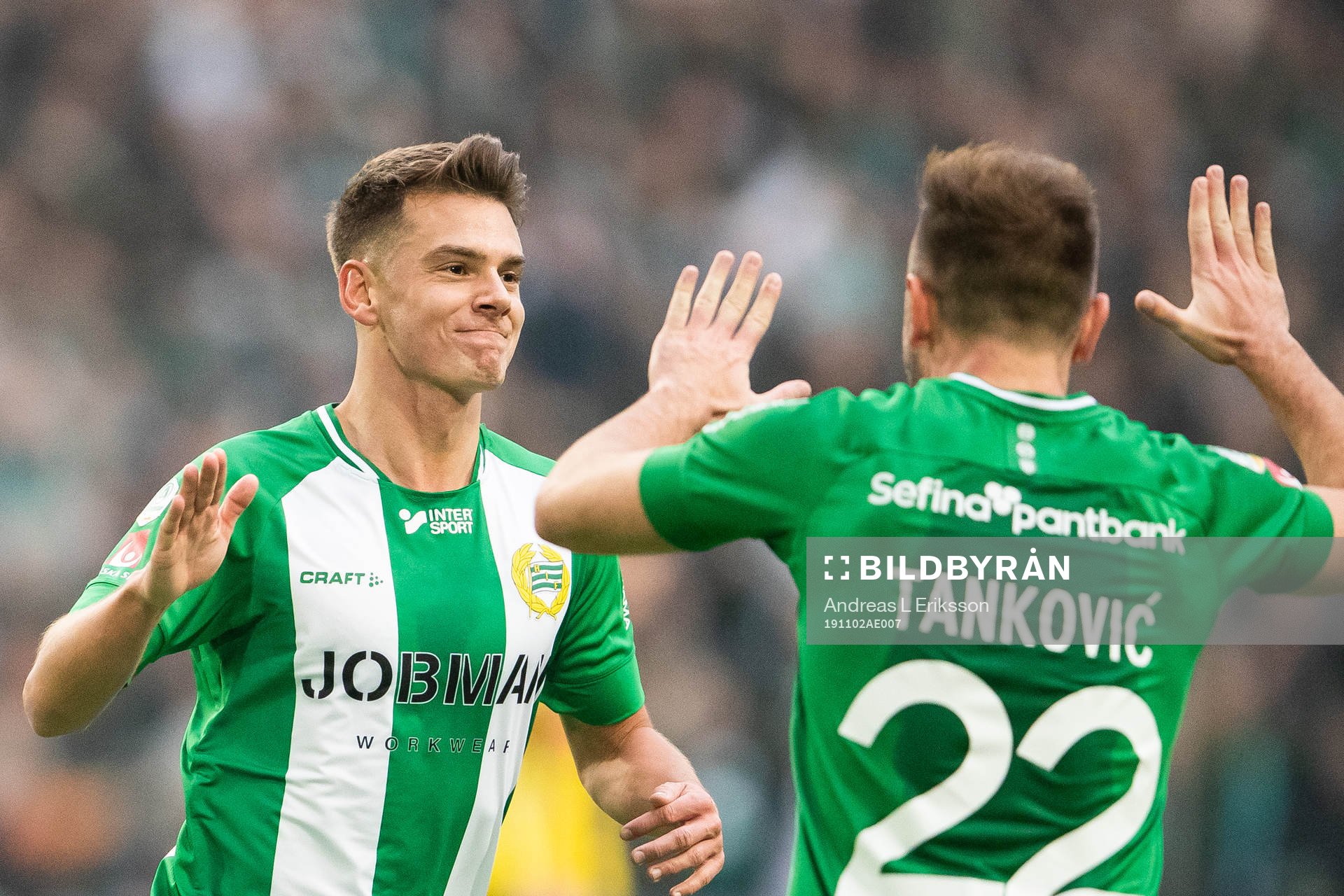 Hammarbys Alexander Kacaniklic jublar