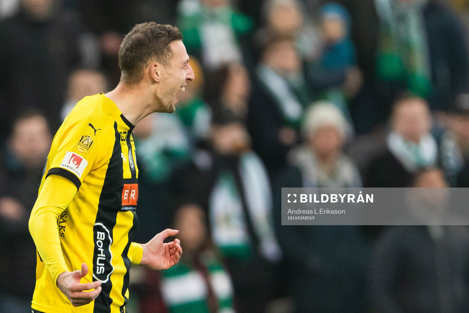 Häckens Gustaf Nilsson jublar