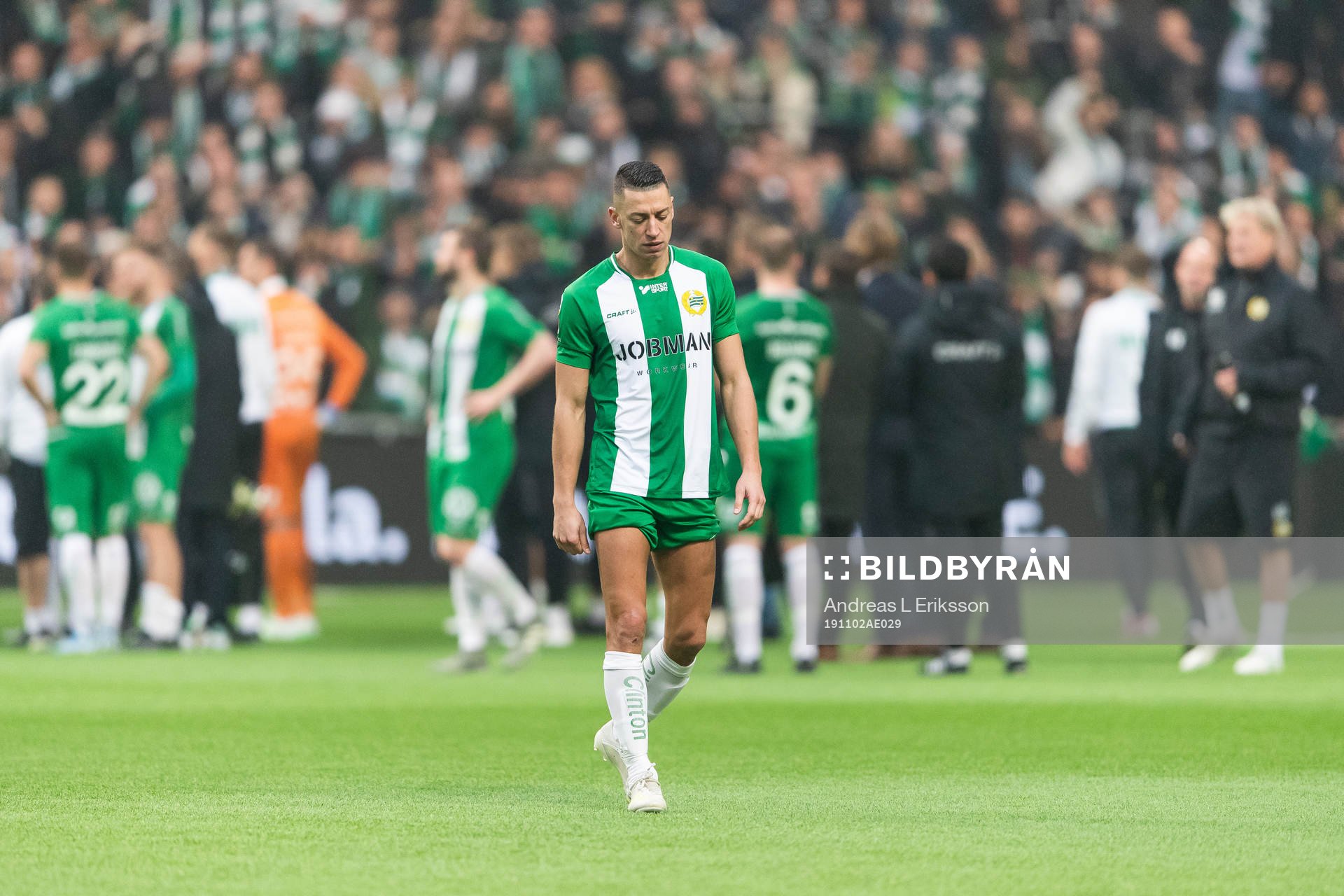 Hammarbys Nikola Djurdjic deppar