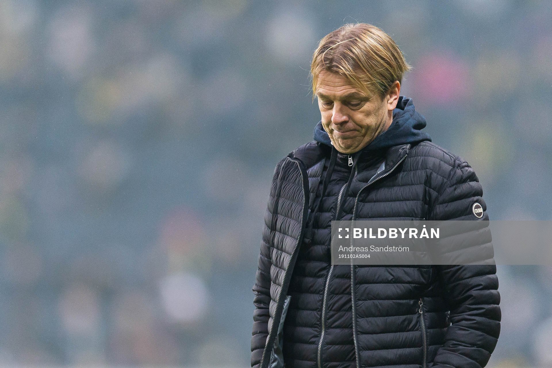 Sundsvalls tränare Joel Cedergren deppar