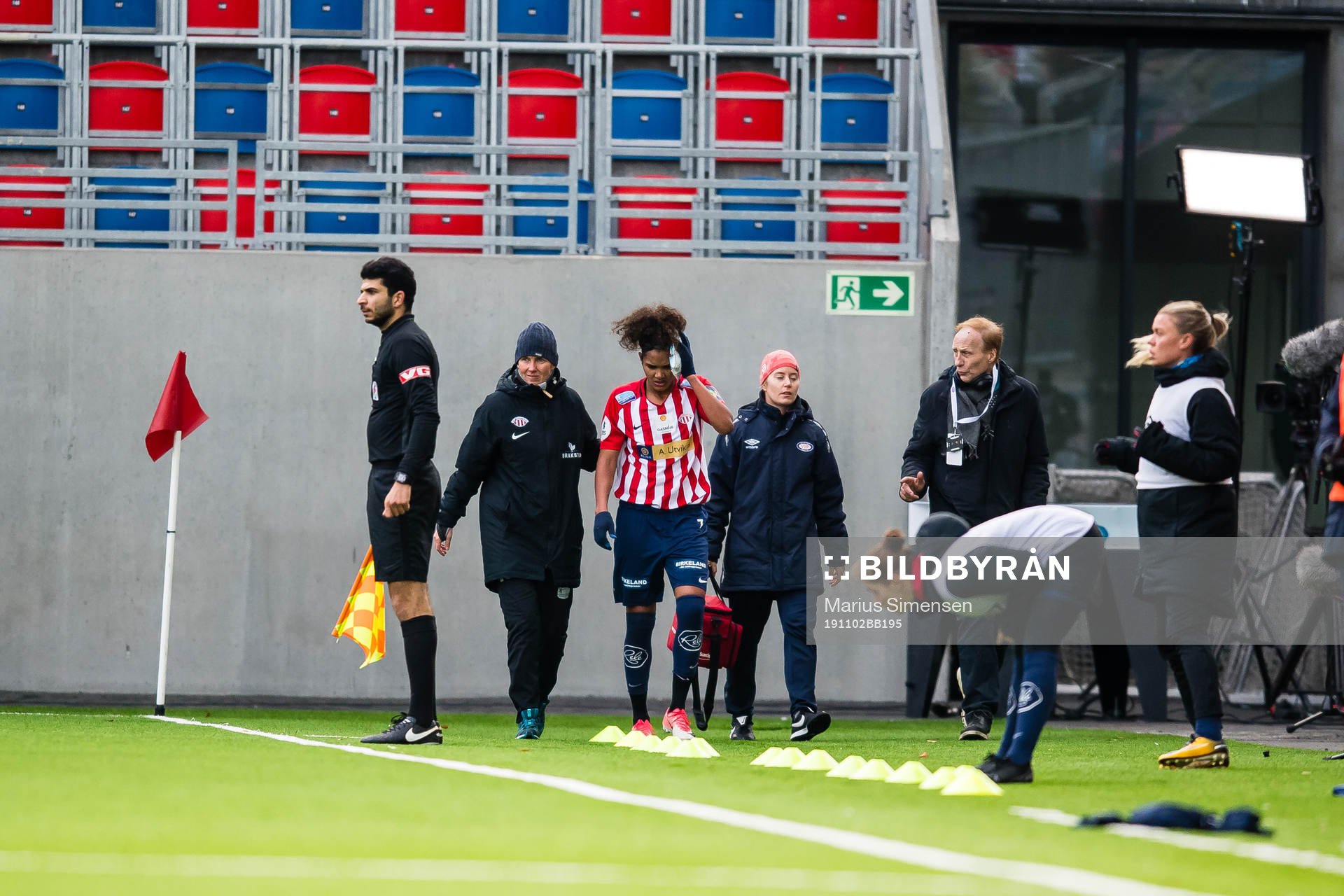 Maria Eduarda Francelino Da Silva of Avaldsnes leaves the