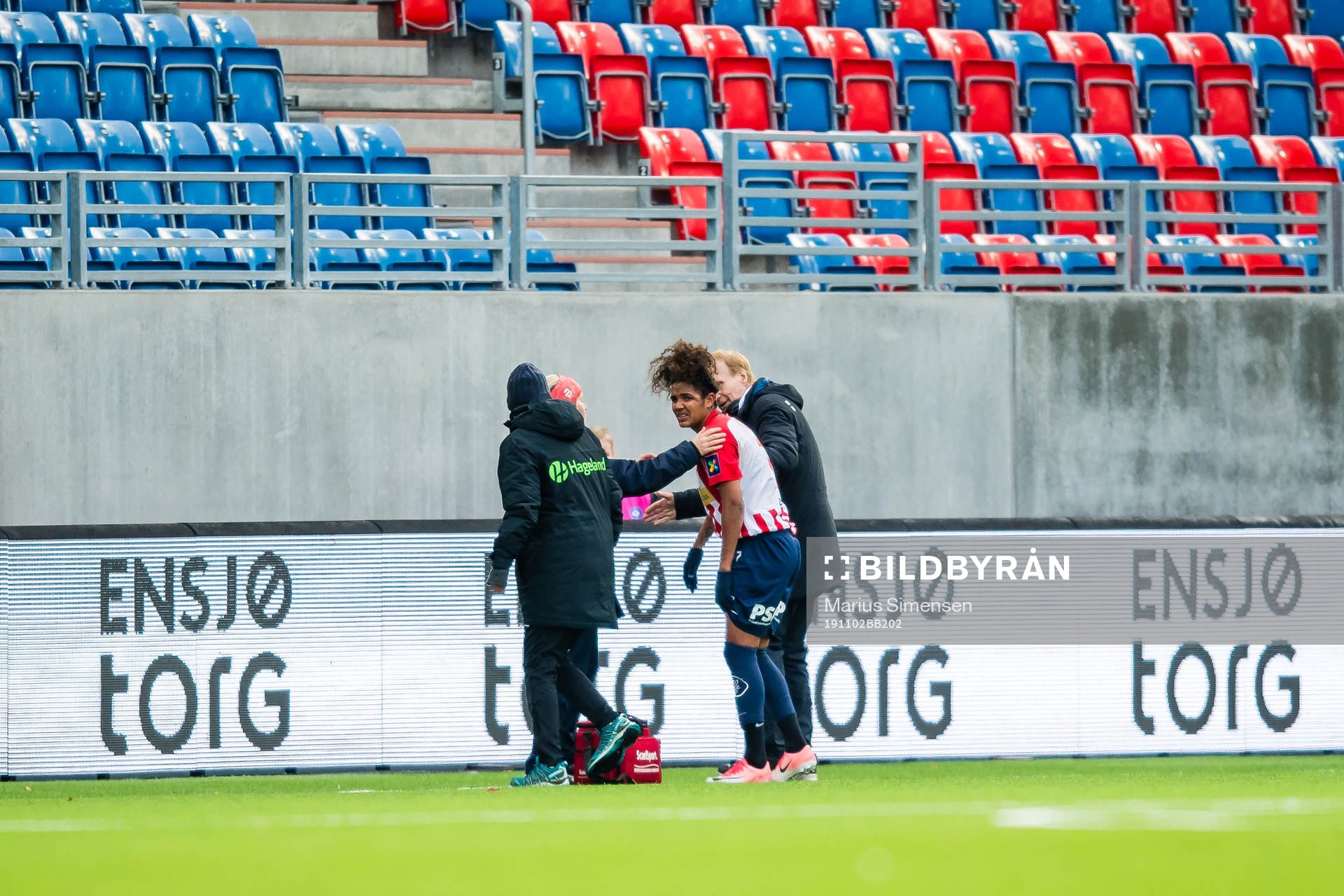 Maria Eduarda Francelino Da Silva of Avaldsnes leaves the