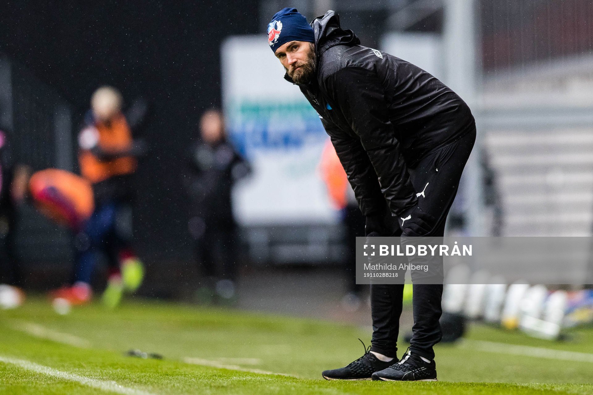 Helsingborgs tränare Olof Mellberg