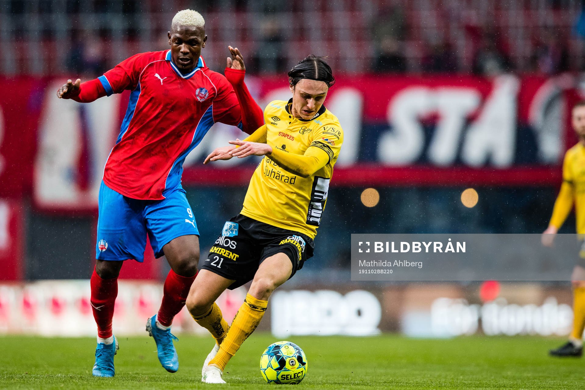 Helsingborgs Alhaji Gero och Elfsborgs Jonathan Levi