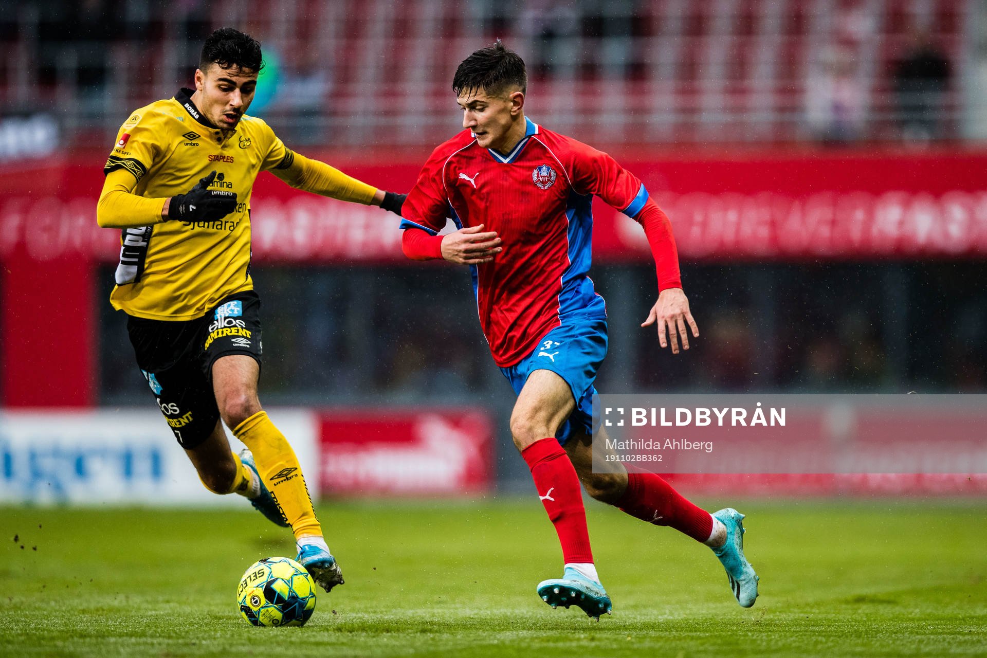 Elfsborgs Deniz Hümmet och Helsingborgs Armin Gigovic
